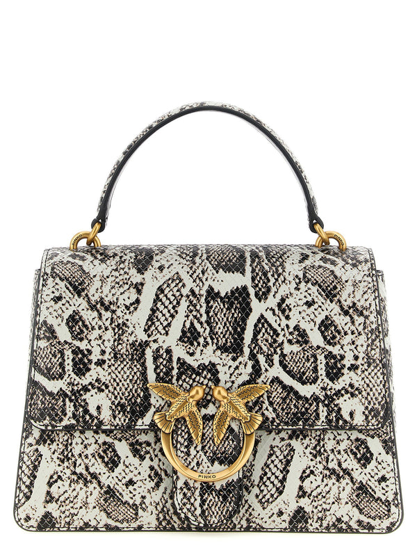 Pinko Top Handle Bag — White