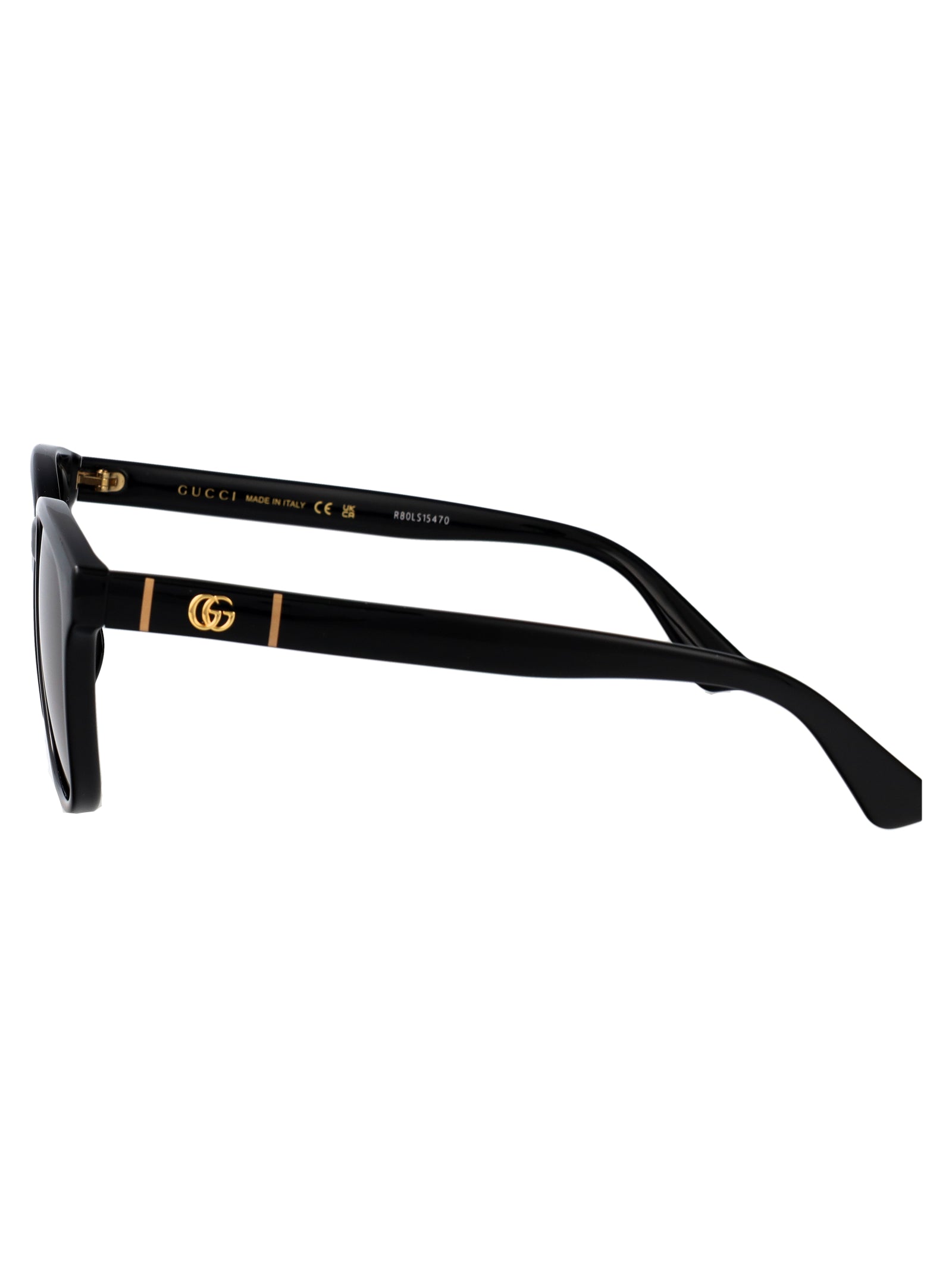 Gg0637sk 001 Black Grey Acetate Sunglasses