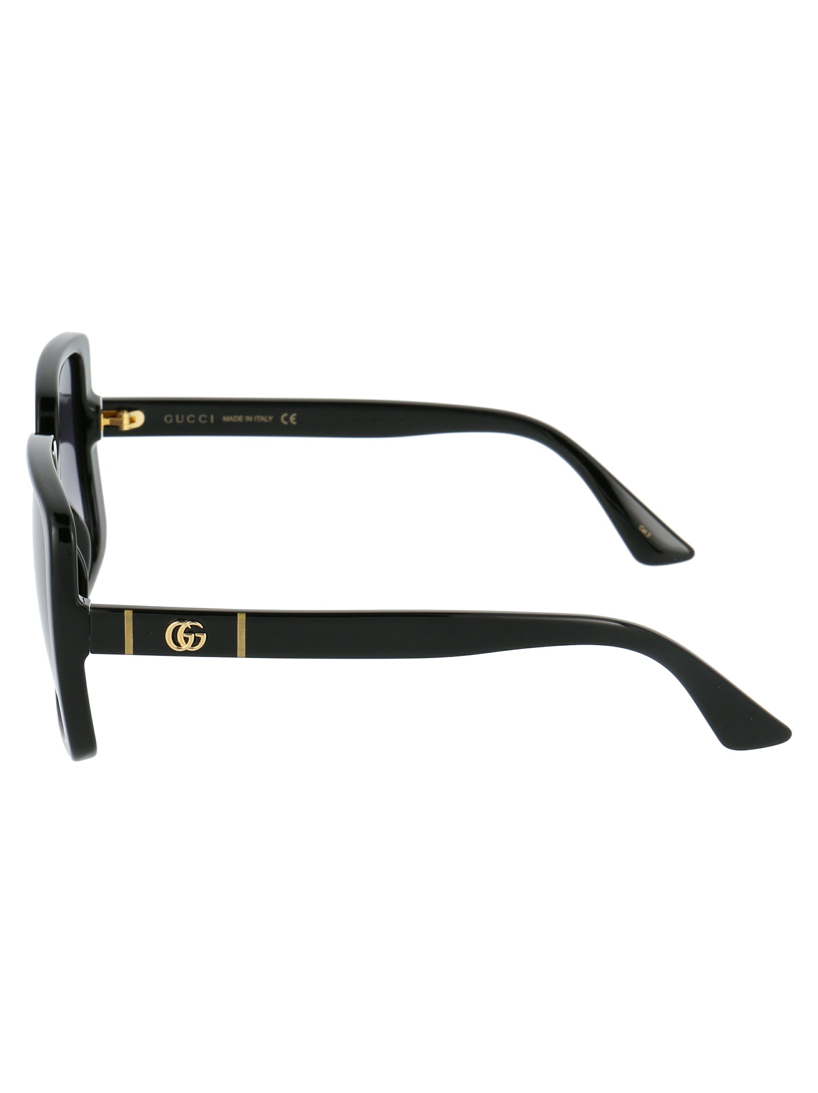 Gg0632s 001 Black Grey Acetate Sunglasses