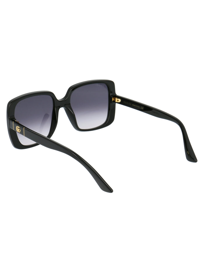001 Black Grey Acetate Sunglasses