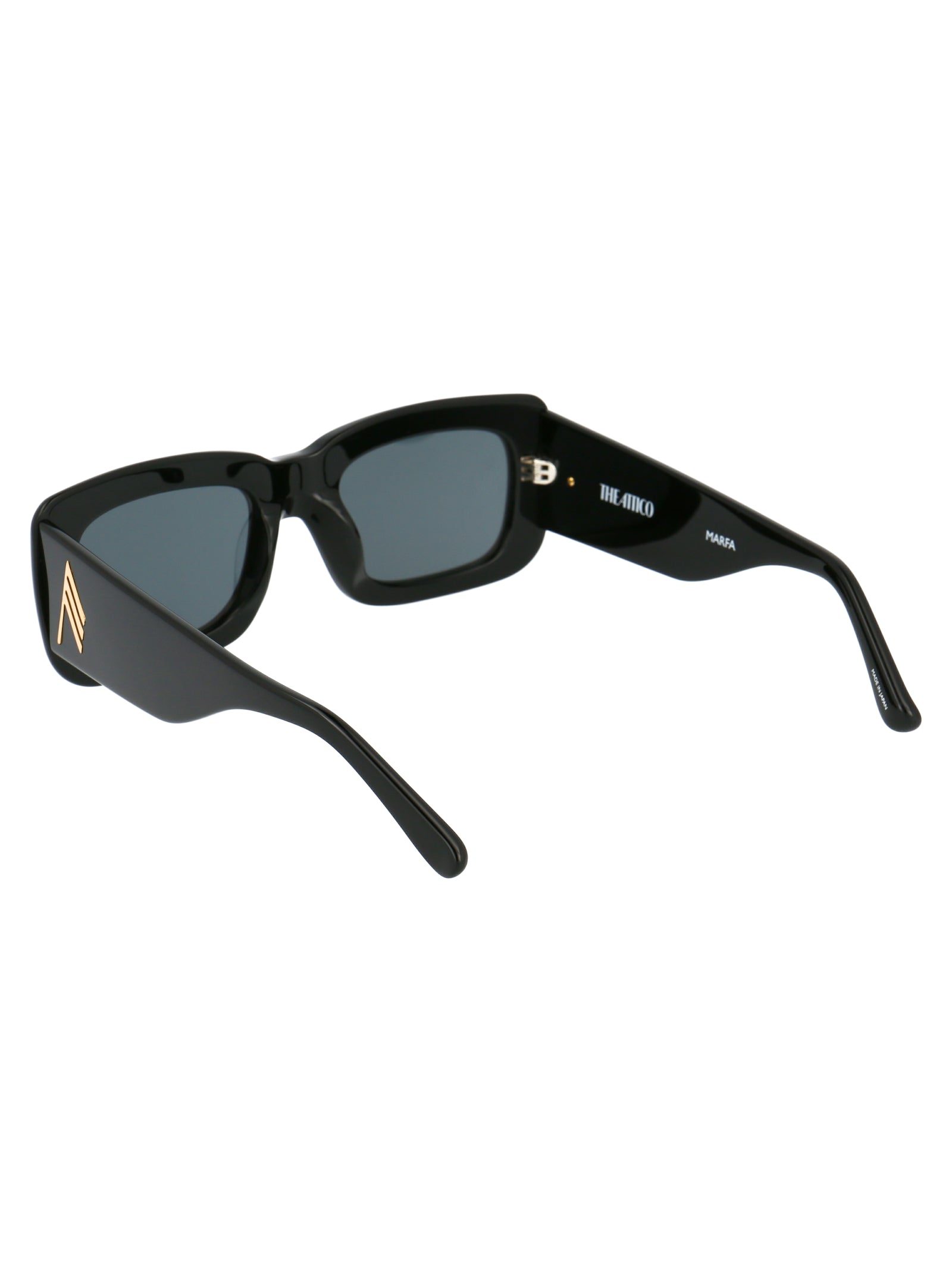 Attico3c1sun C1 Black/yellowgold/grey Acetate Sunglasses