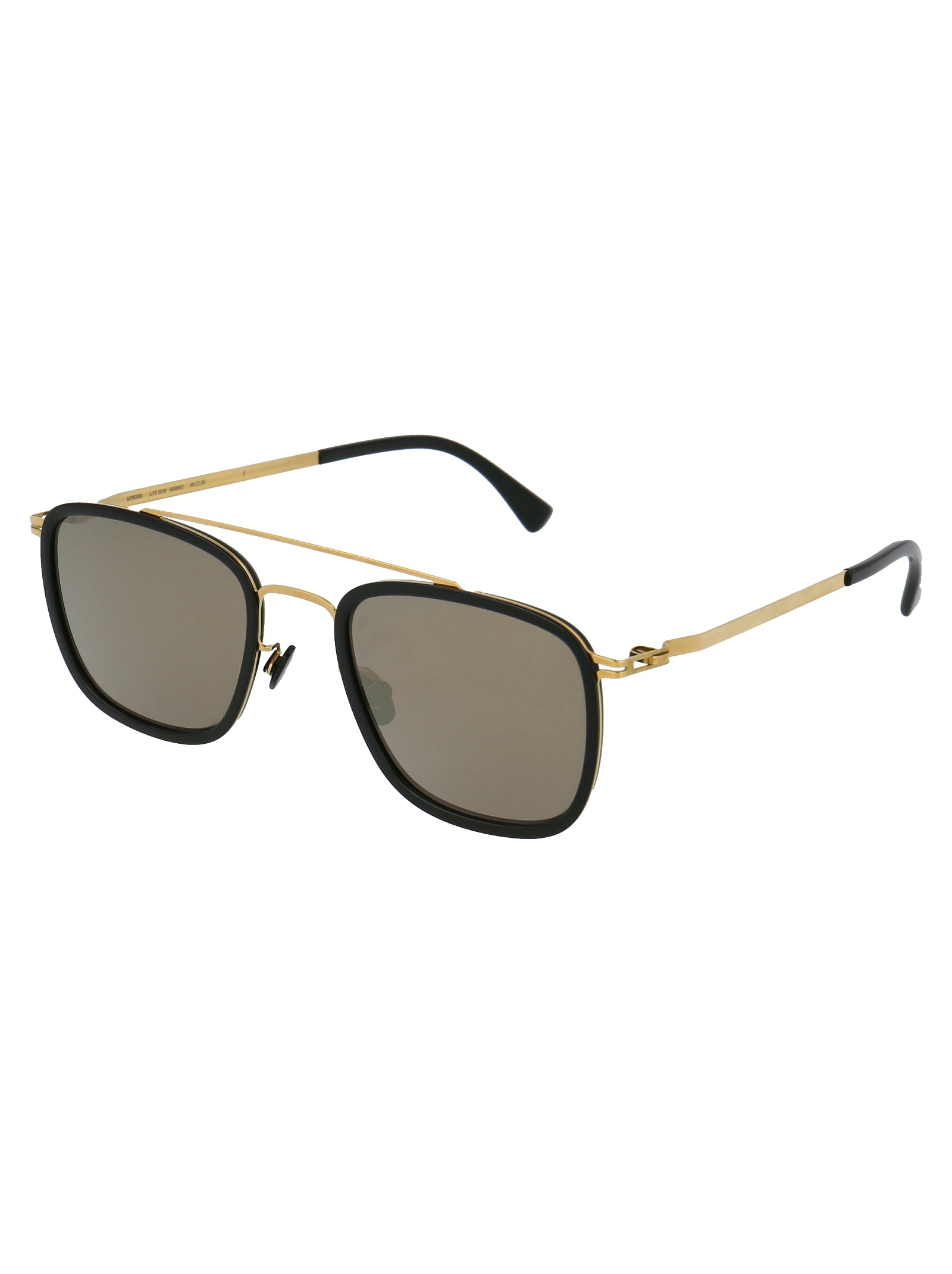 Hanno 945 A15 Glossy Gold/black Brilliantgrey Solid Steel Sunglasses