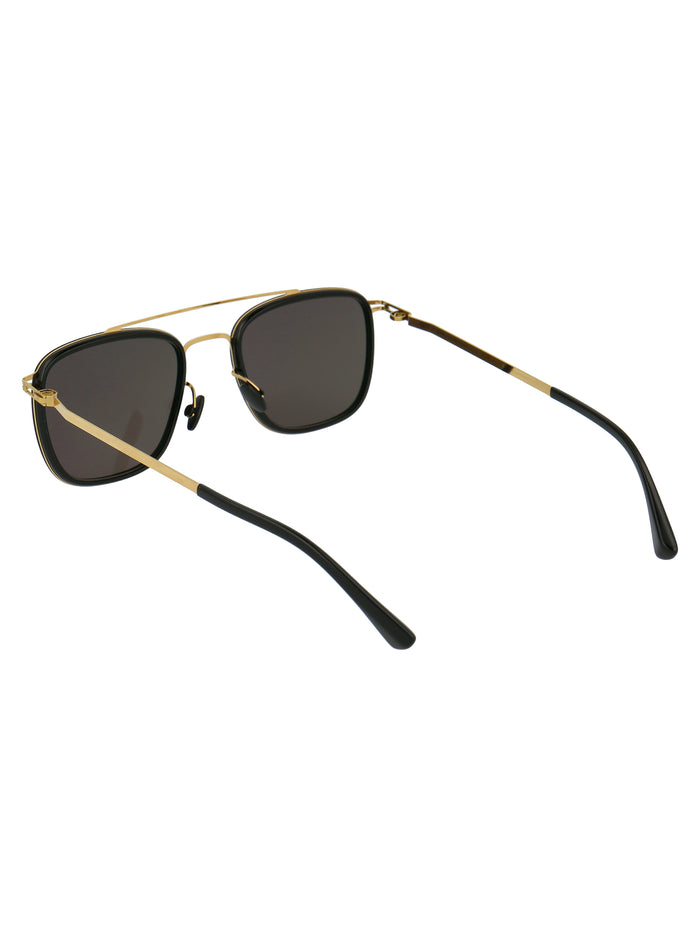 Hanno 945 A15 Glossy Gold/black Brilliantgrey Solid Steel Sunglasses