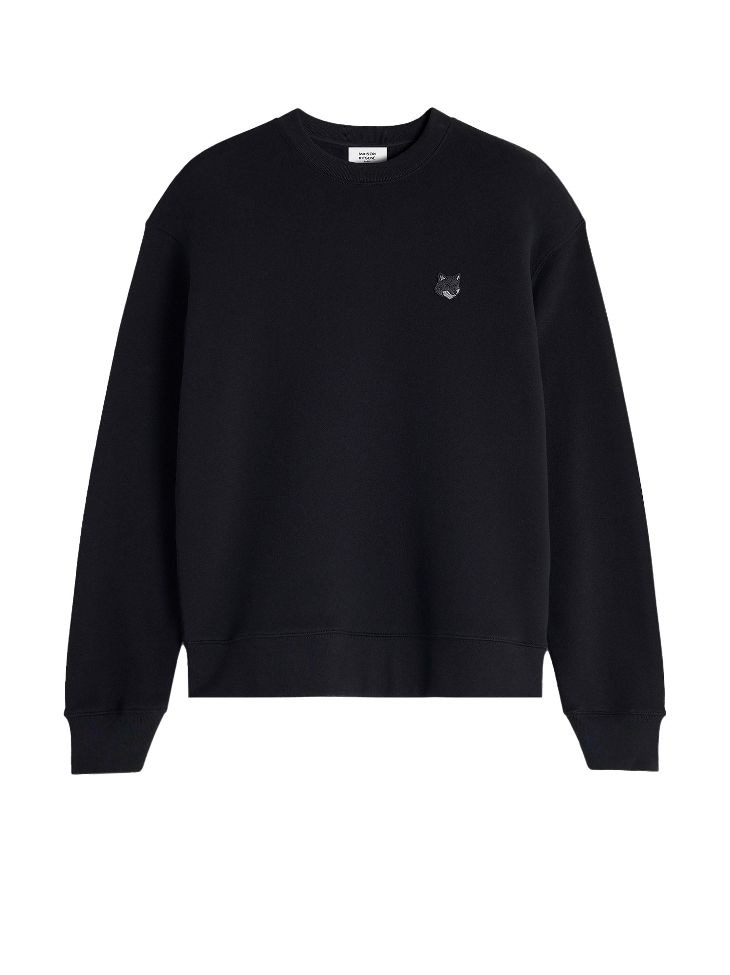 Maison Kitsune Sweaters Black Cotone