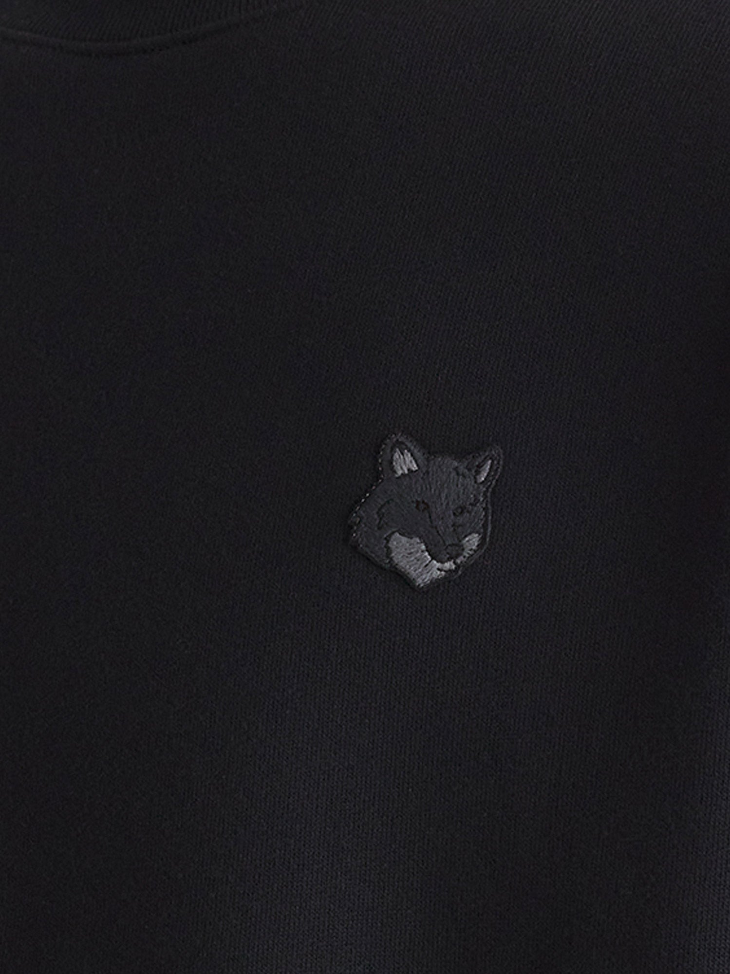 Maison Kitsune Sweaters Black Cotone