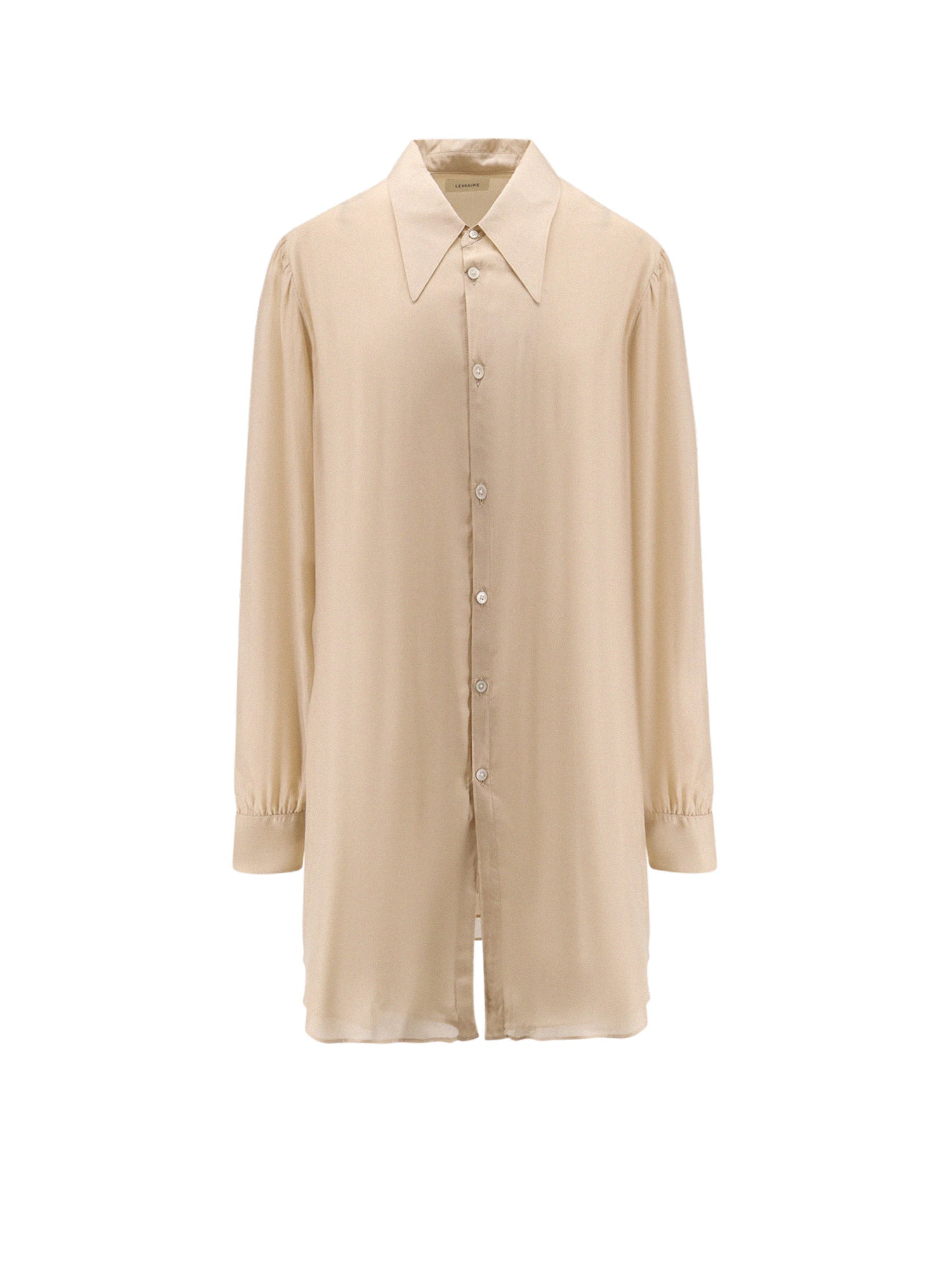 Lemaire Shirts Beige Seta