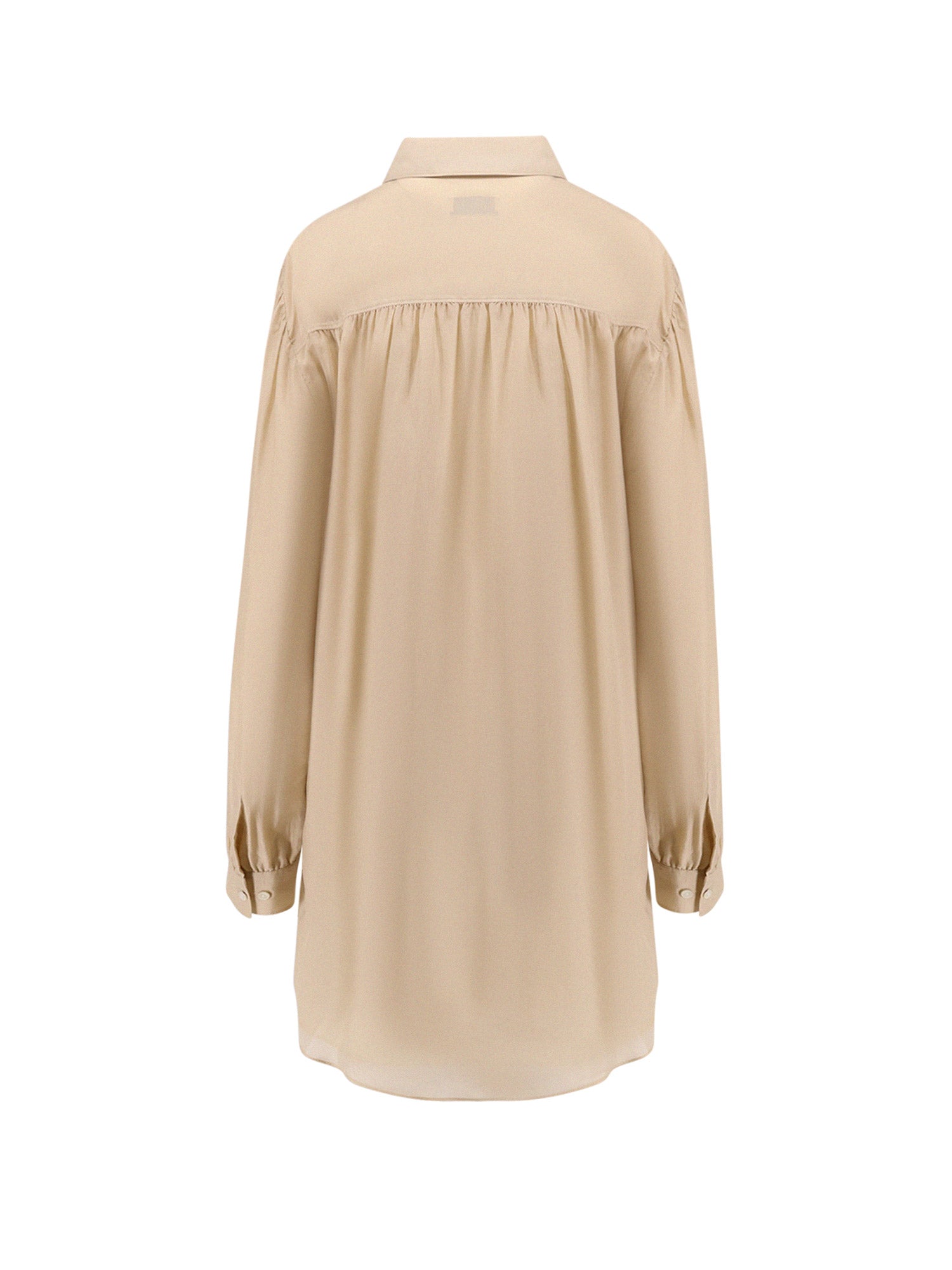 Lemaire Shirts Beige Seta