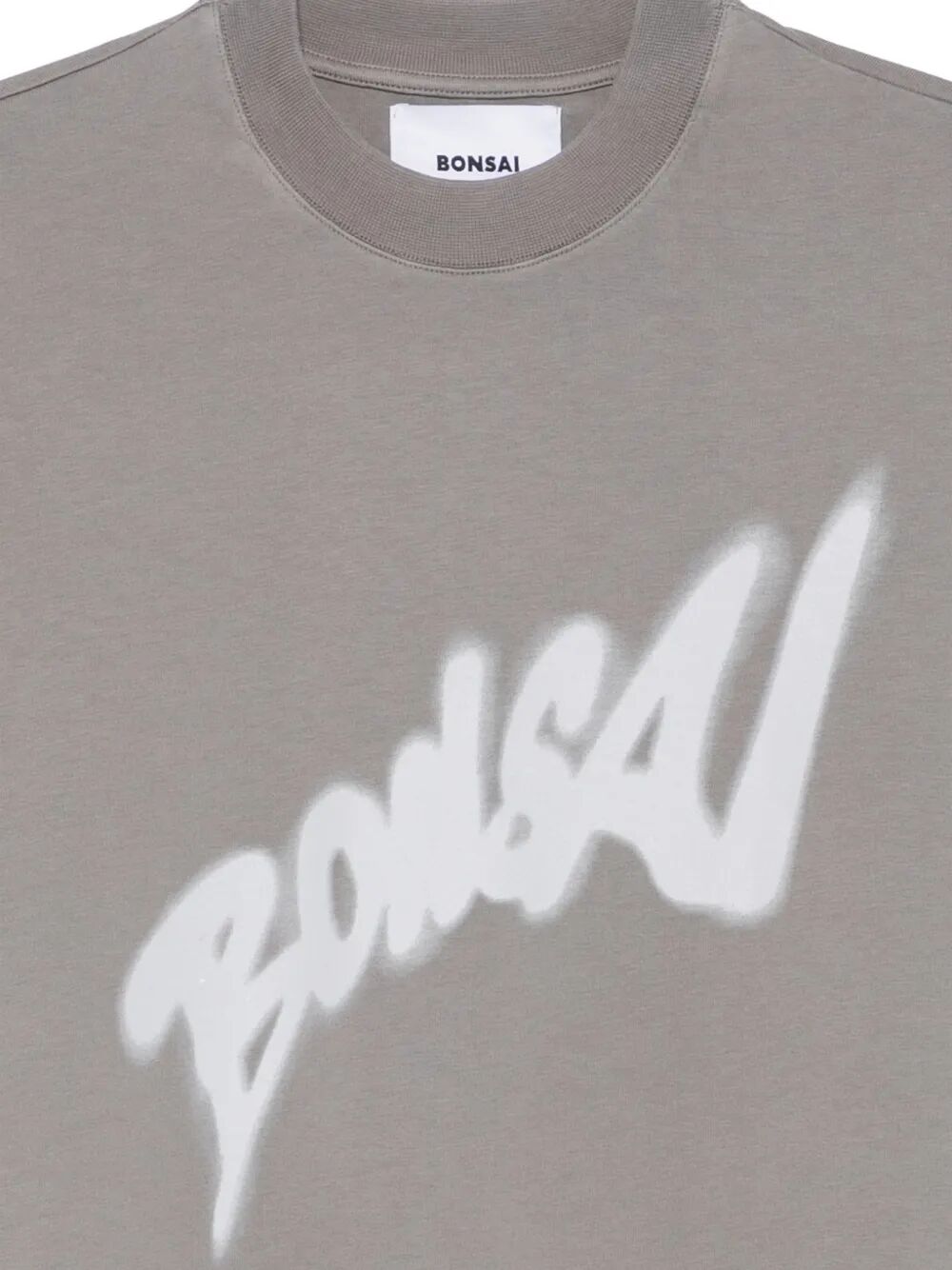 Logo Graphic Tee Brown Cotton Tshirt