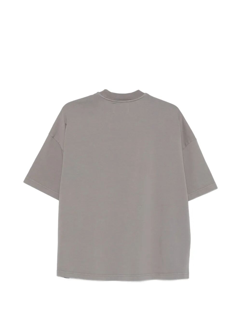 Logo Graphic Tee Brown Cotton Tshirt