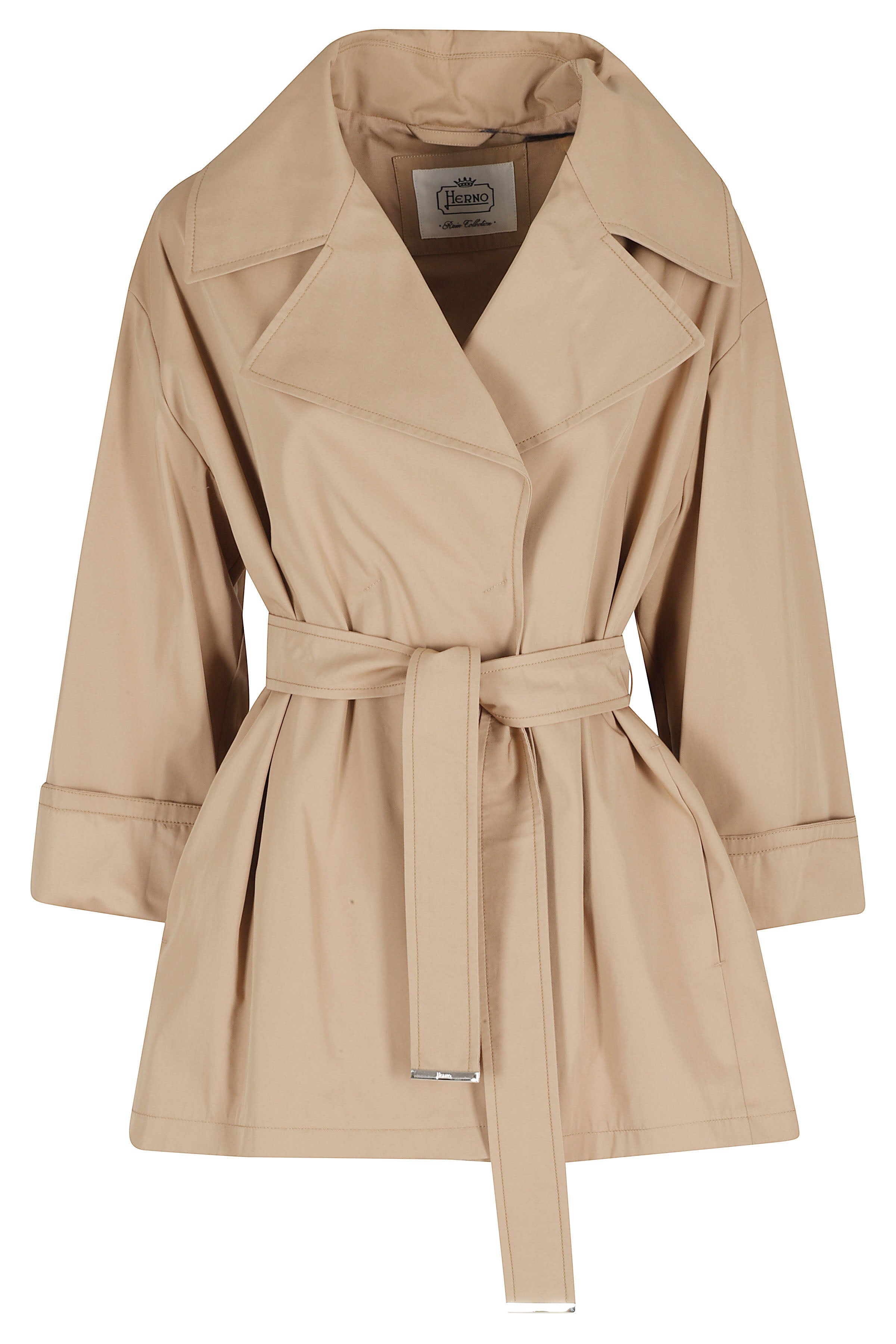Impermeabile Nude & Neutrals Cotone Fodera: Viscosa Trench