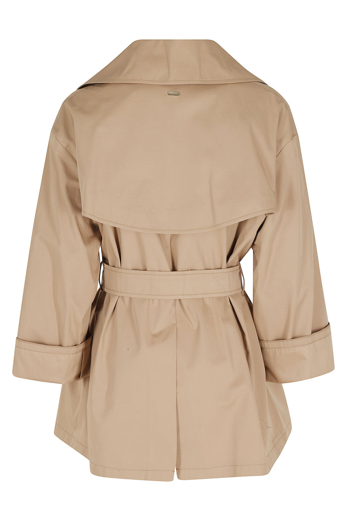 Impermeabile Nude & Neutrals Cotone Fodera: Viscosa Trench