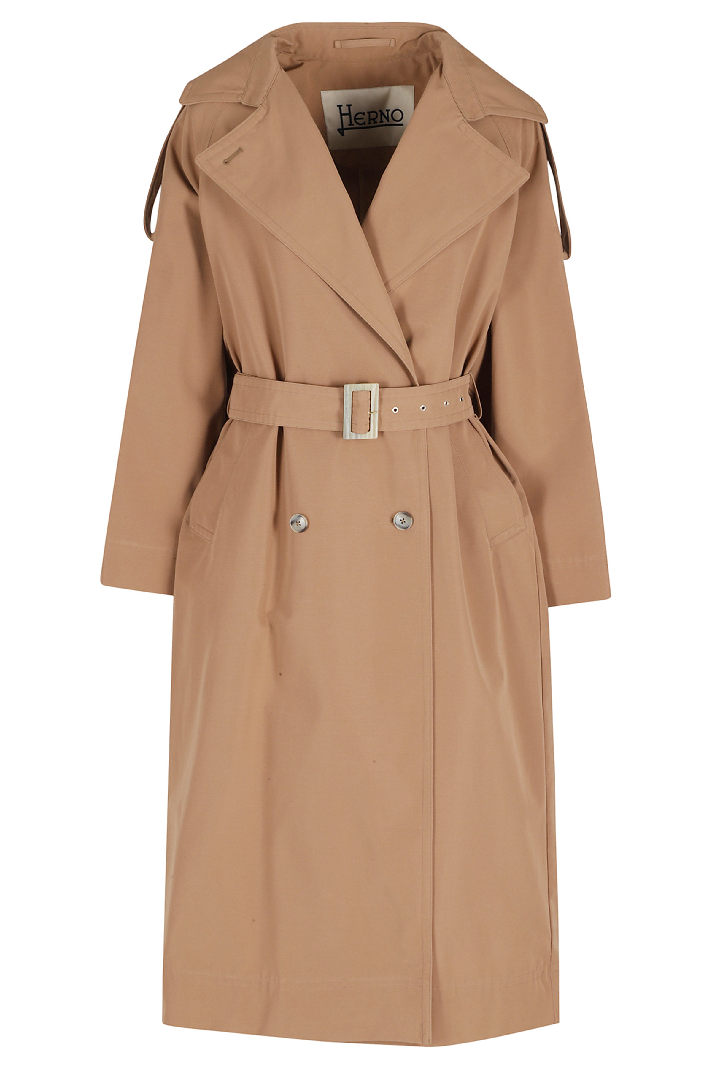 Impermeabile Nude & Neutrals Cotone Poliestere Trench