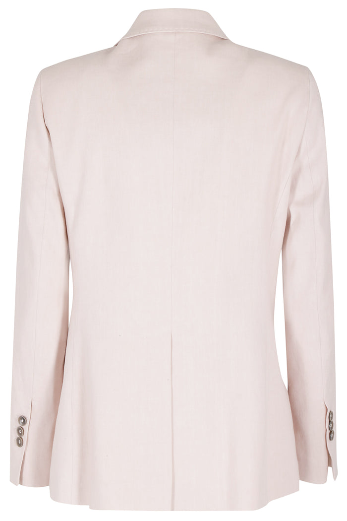 Giacca Nude & Neutrals Lino Cotone Elastane