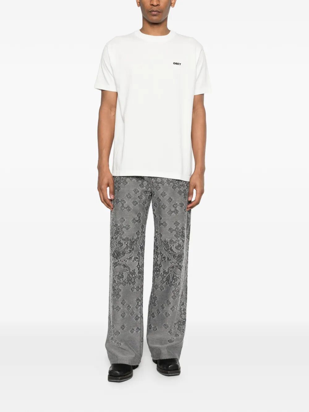 Bold Icon Face Tee White Tshirt