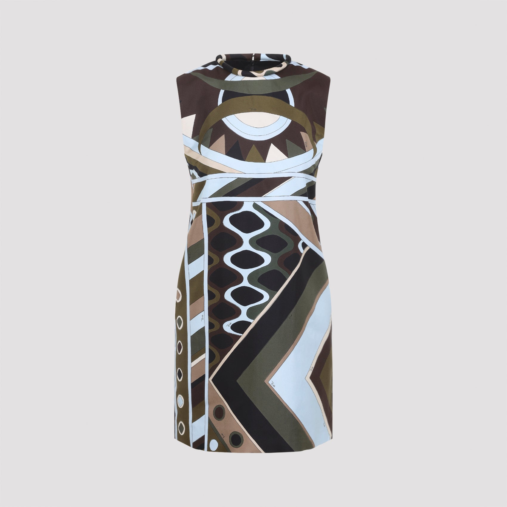 Silk Mini Dress Multicolour