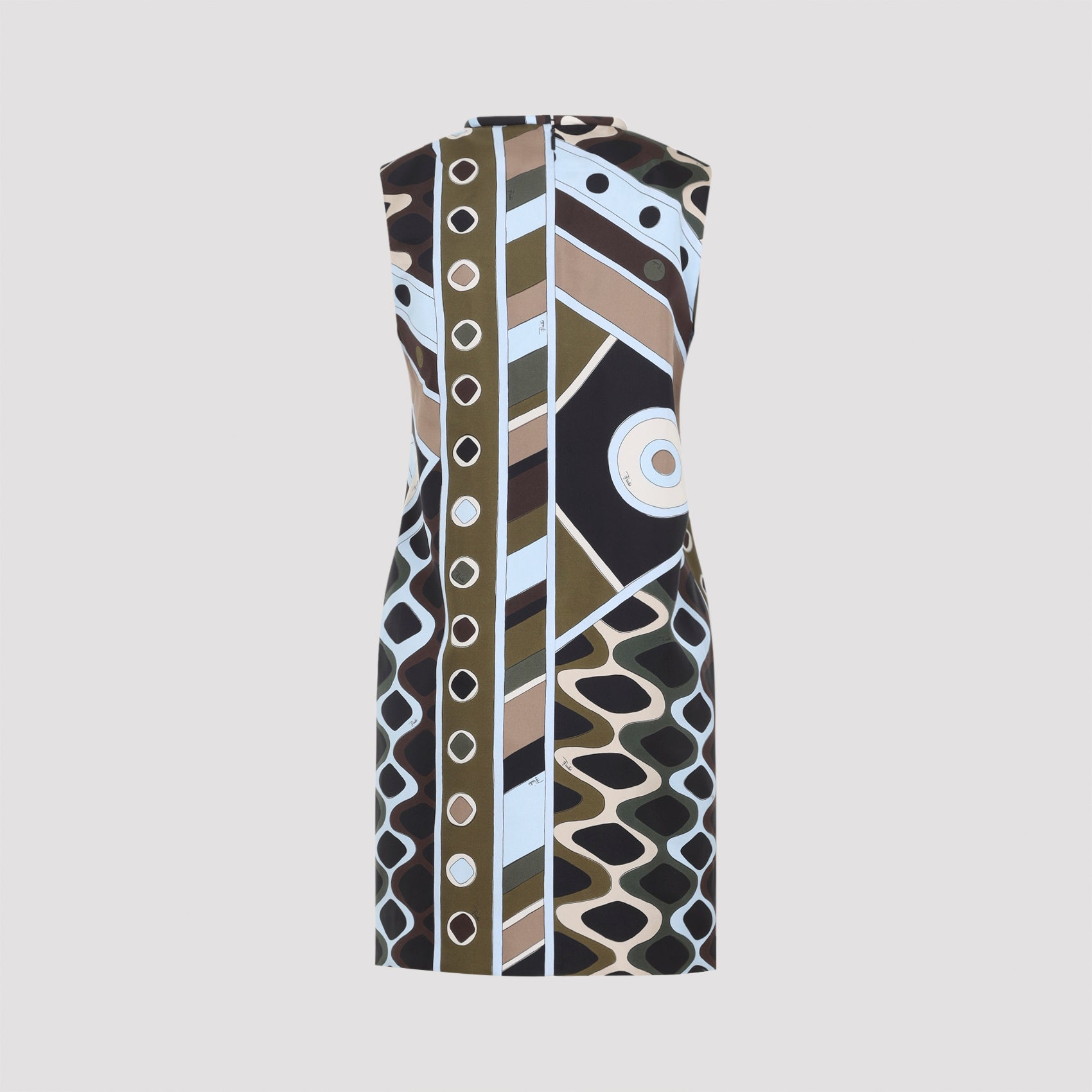 Silk Mini Dress Multicolour