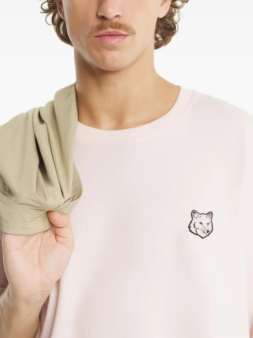Fox Head Oversize Tee-shirt Pink & Purple Cotton Tshirt