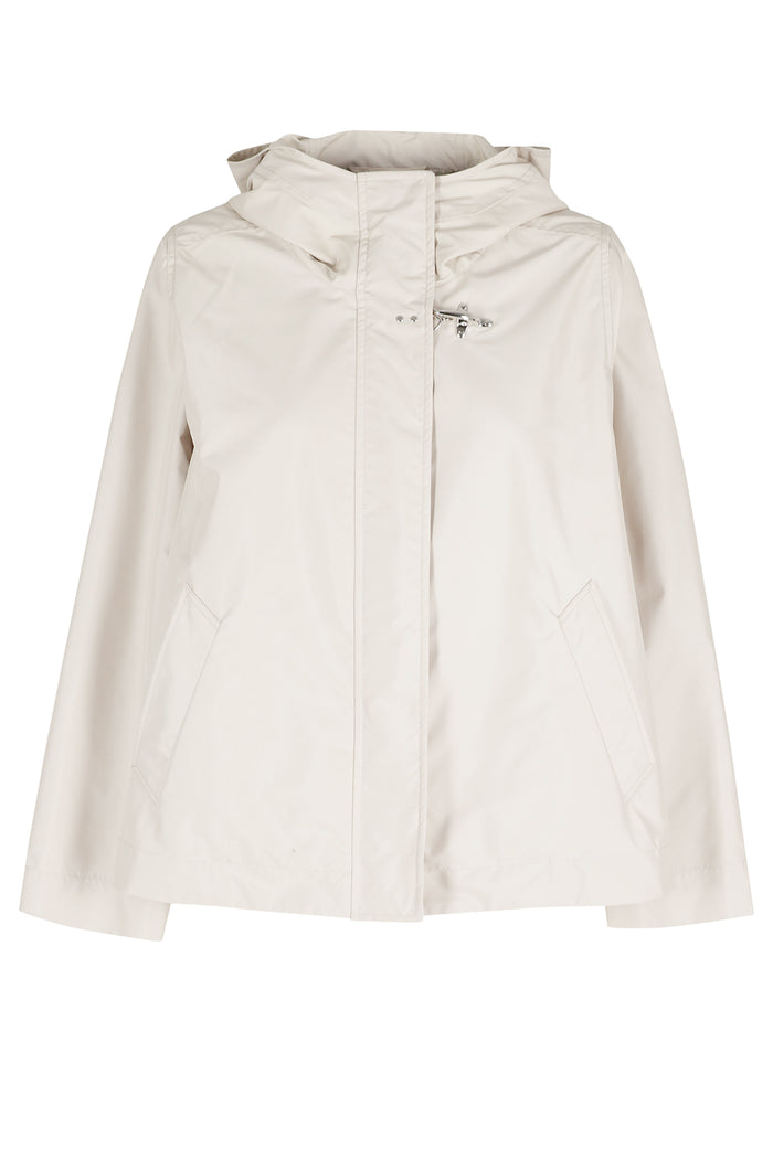 Parka Corto Con Cappuccio Nude & Neutrals Poliestere Giubbotto