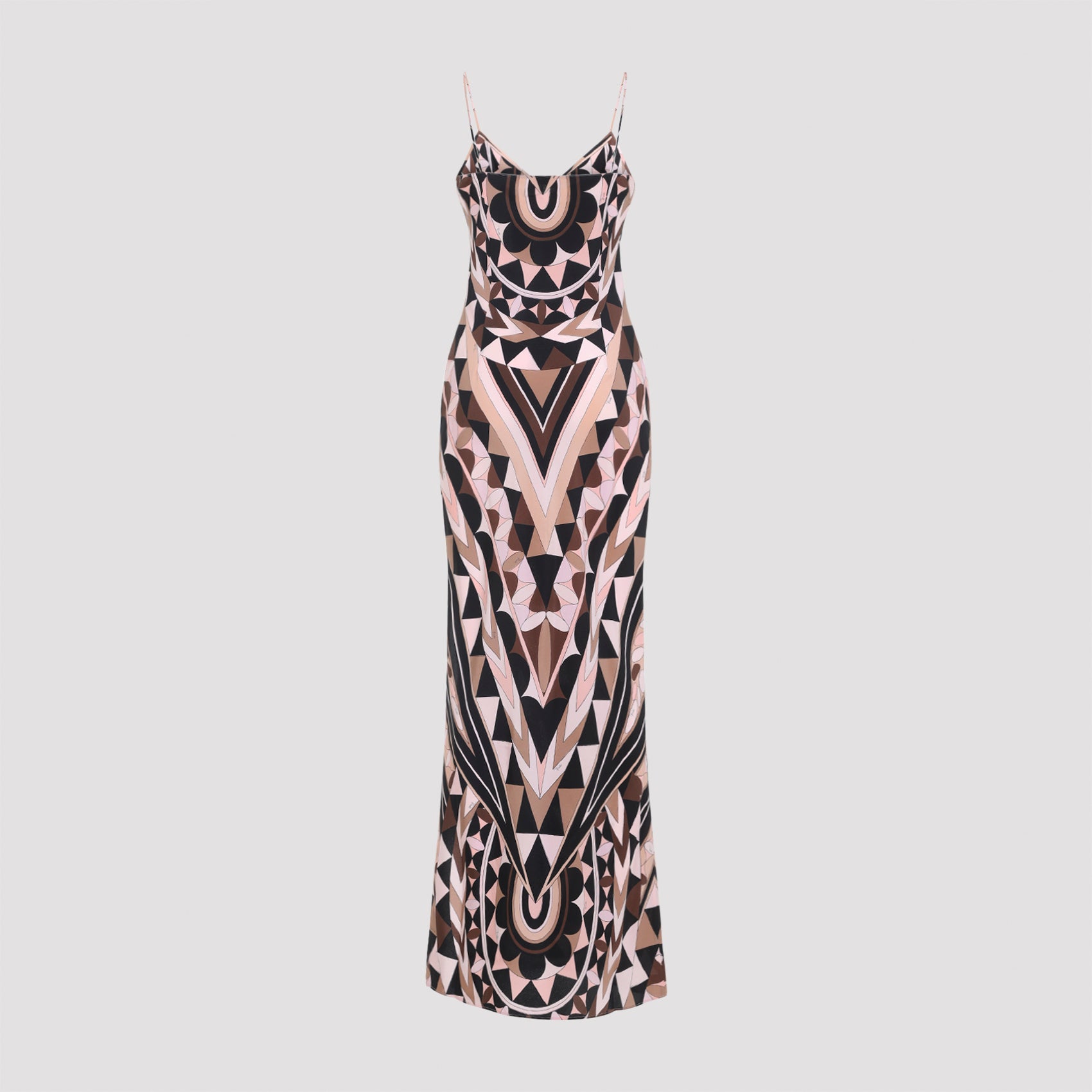 Silk Long Dress Multicolour
