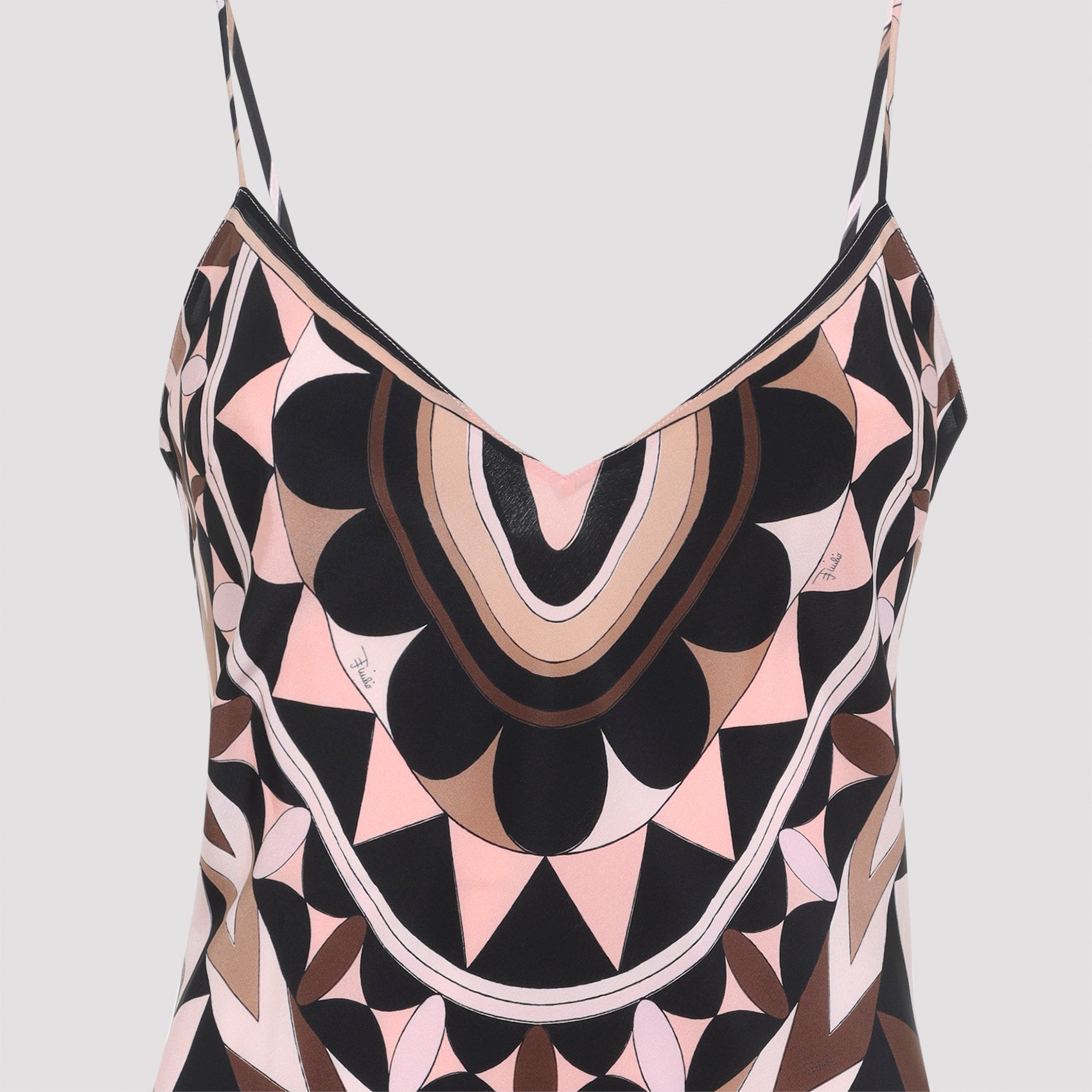 Silk Long Dress Multicolour