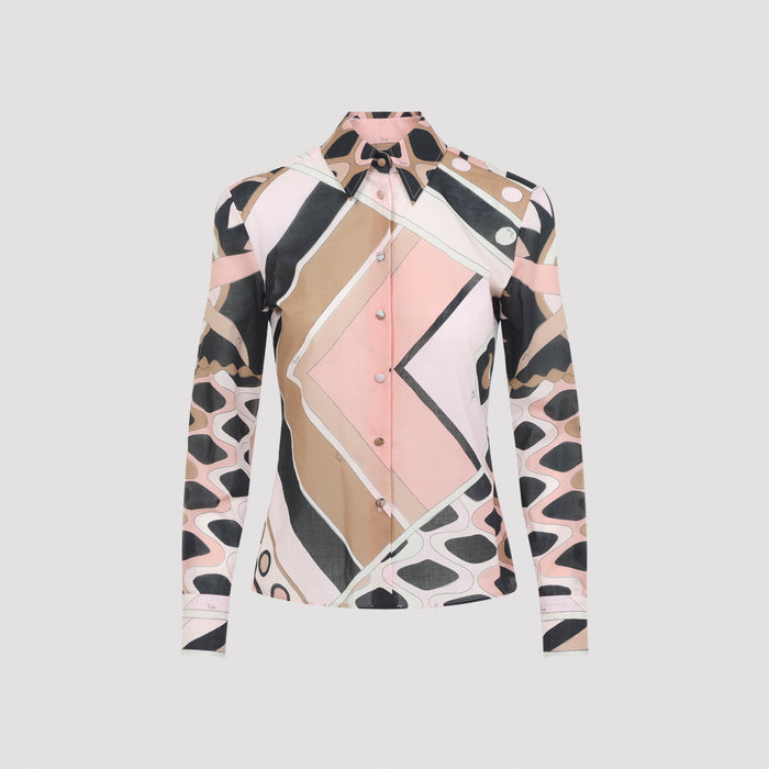 Silk Shirt Multicolour Cotton