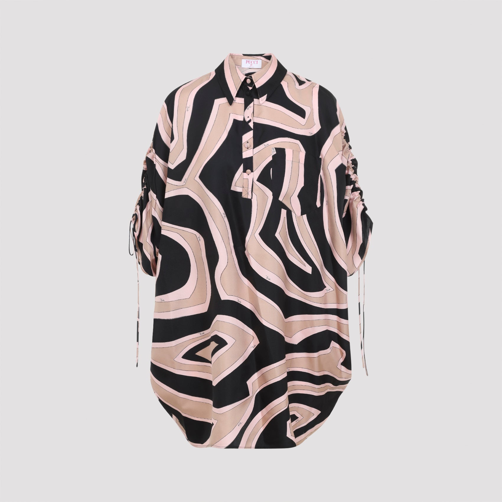 Silk Mini Dress Multicolour