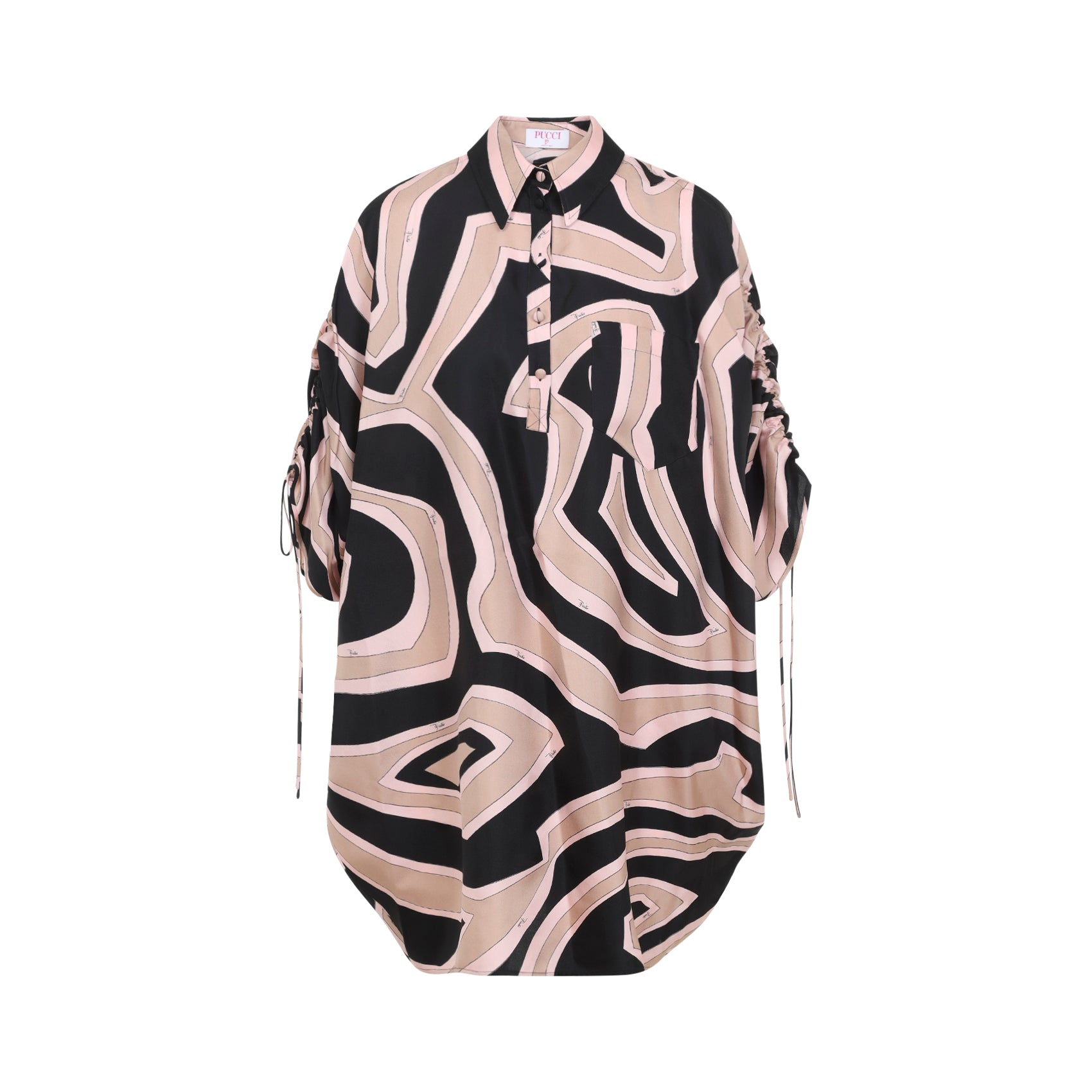 Silk Mini Dress Multicolour