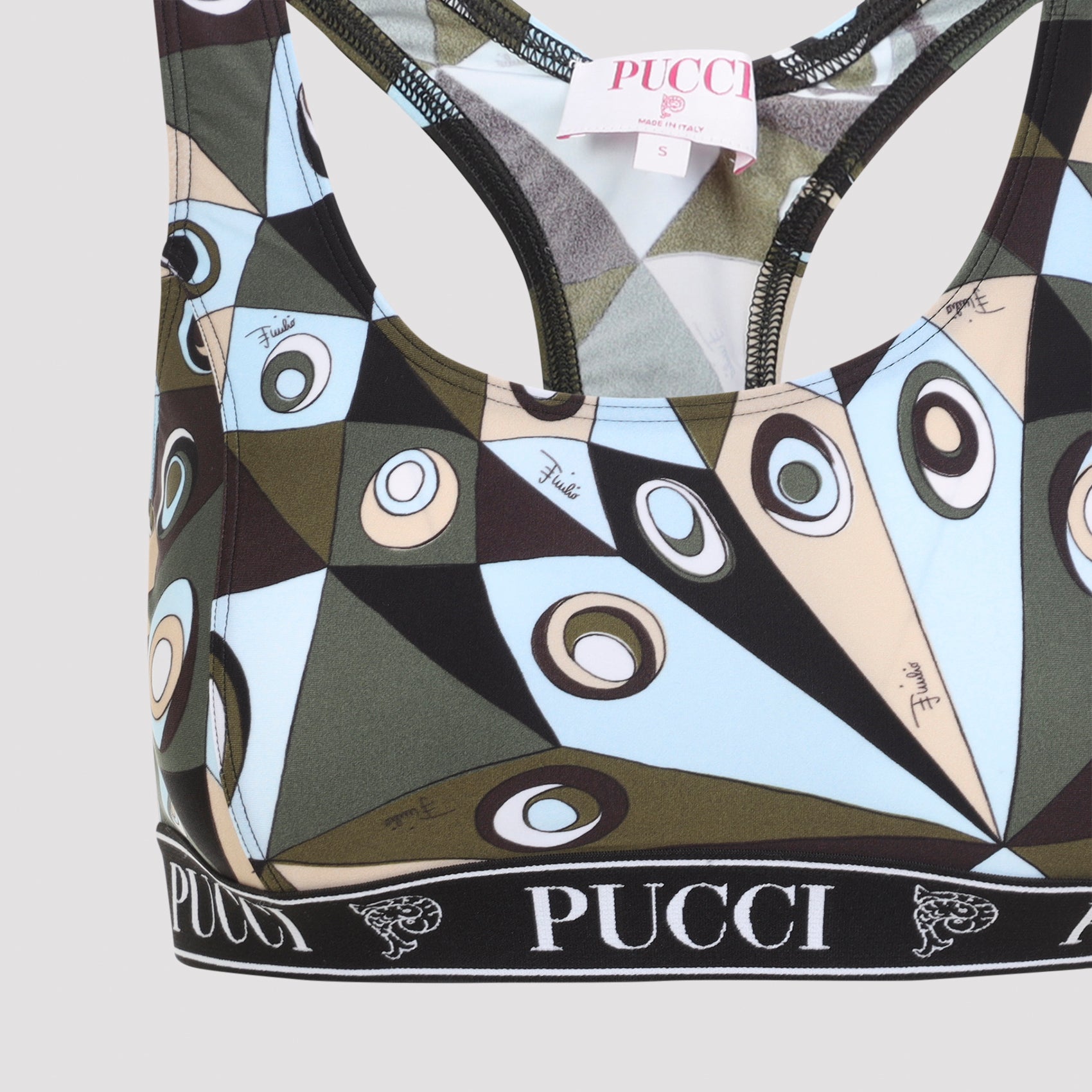 Polyamide Bra Top Multicolour Elastane
