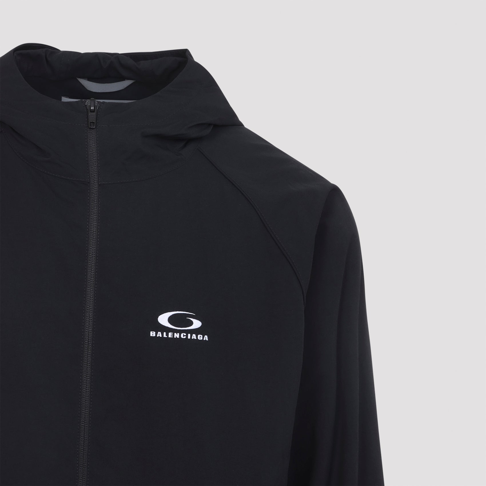 Techinical Tracksuit Jacket Black Polyamide