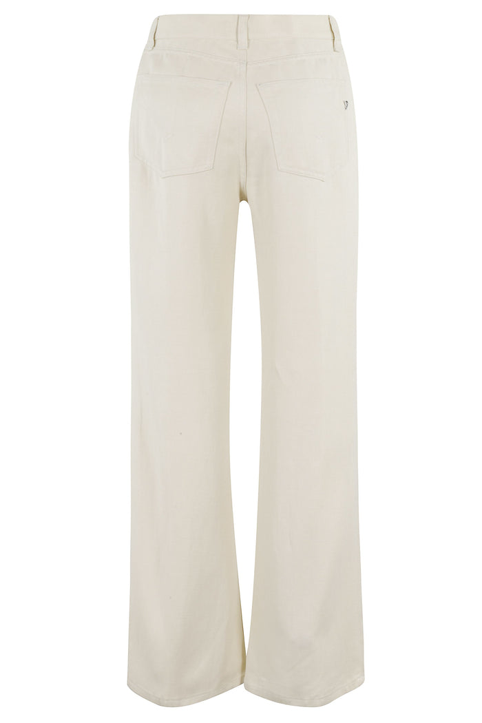 Pantalone Amber Nude & Neutrals Viscosa Lino Pantaloni