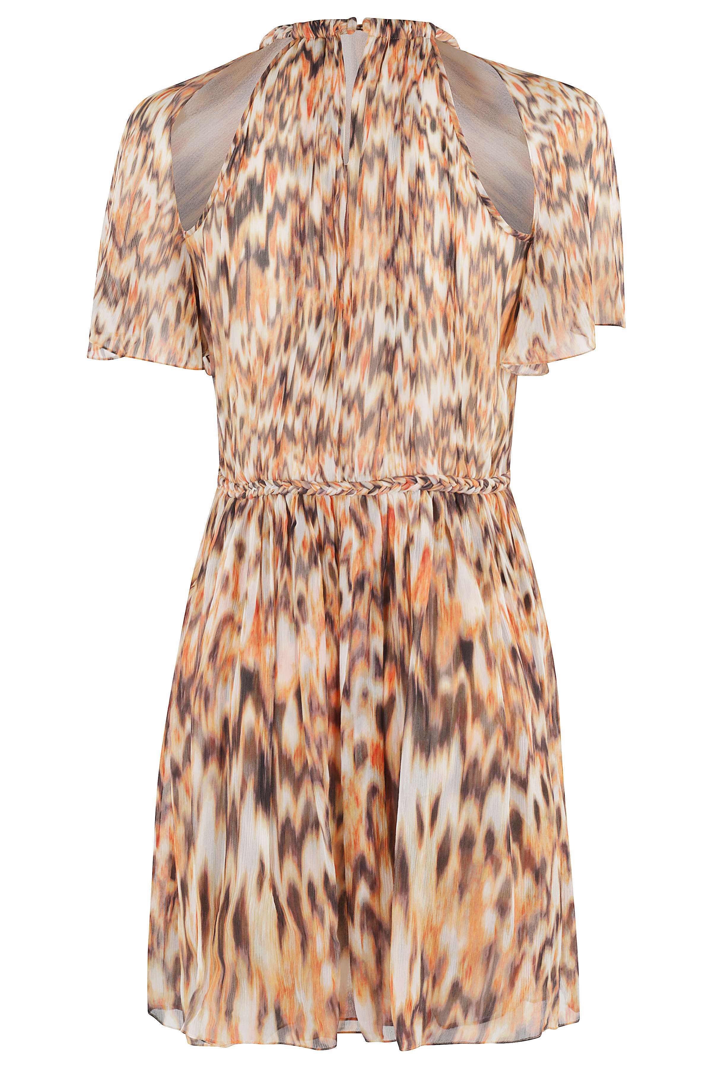 Randalia Gd Yellow & Orange Silk | Abito