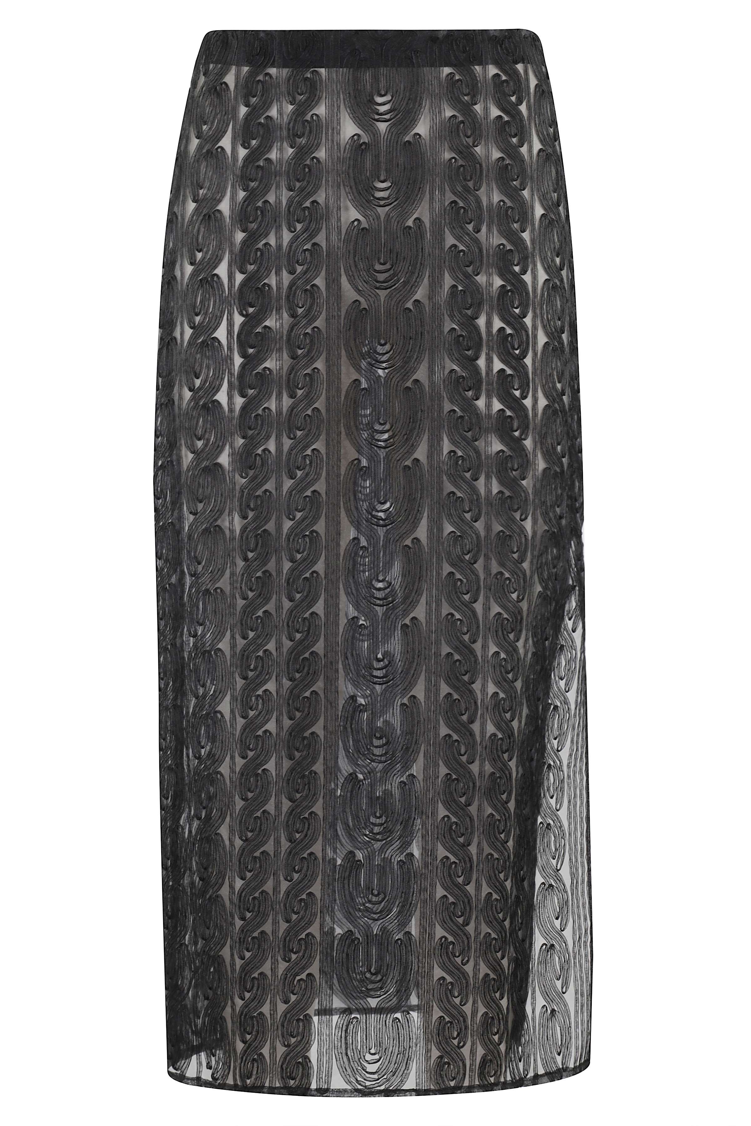 Gonna Alda Black Poliestere