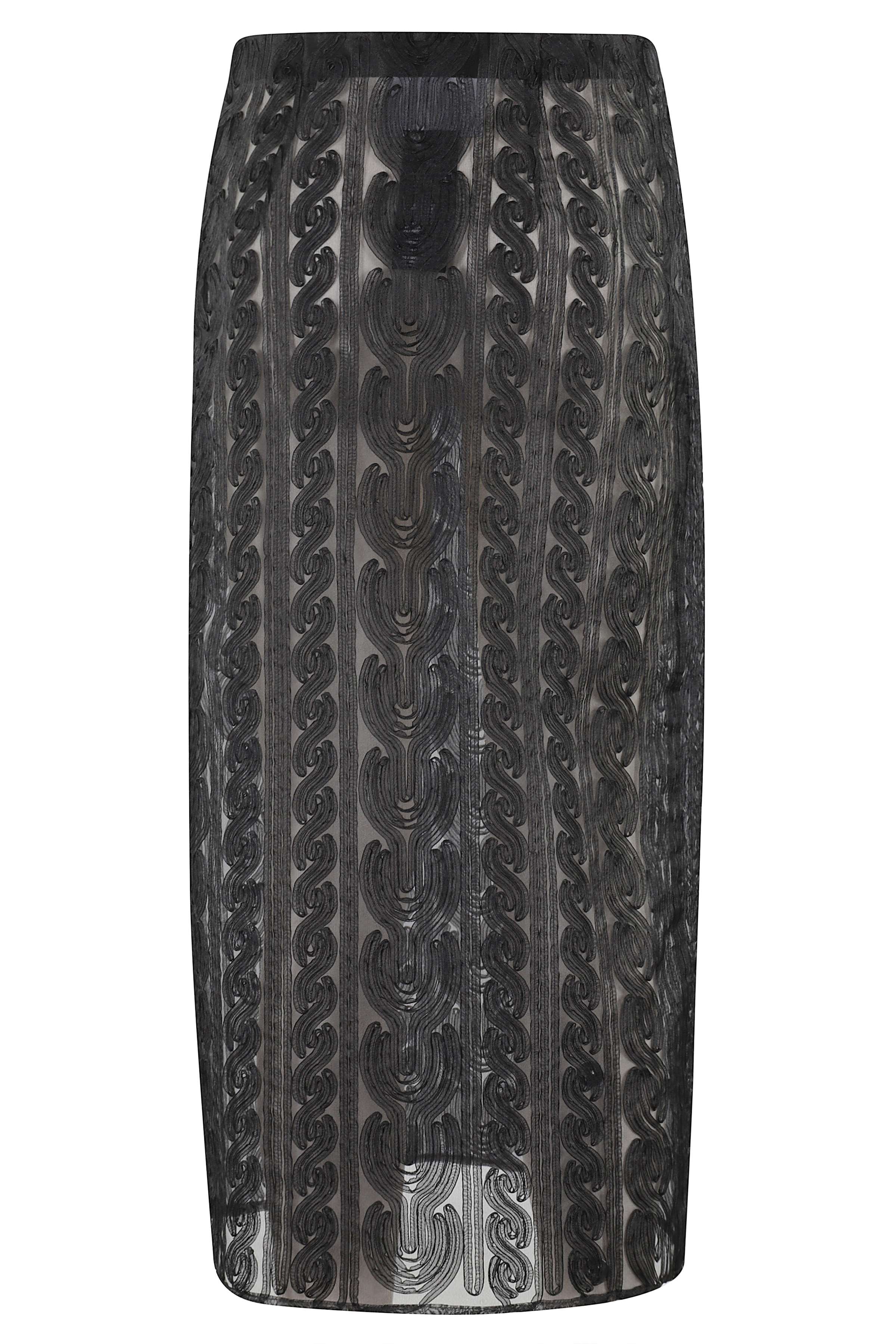 Gonna Alda Black Poliestere