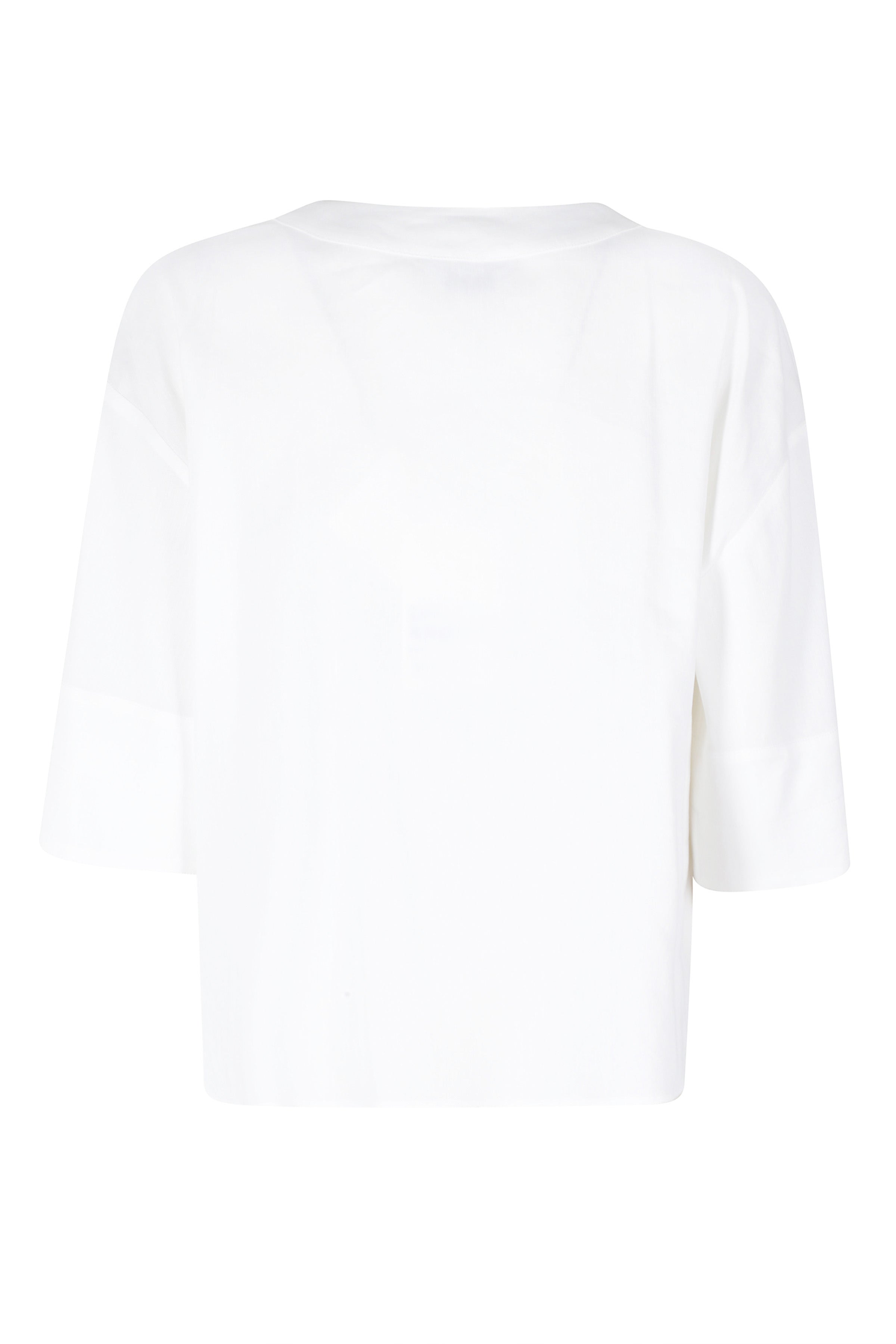 Sospiro White Lino Viscosa Elastan Camicia