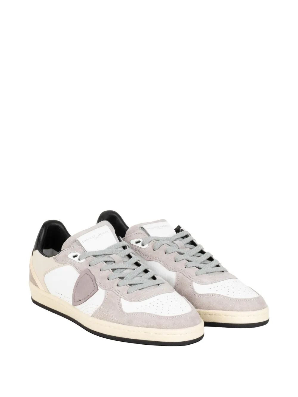 Pgal Low White Calf Leather Shoe