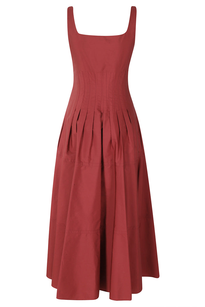 Feltre Red Cotone Abito