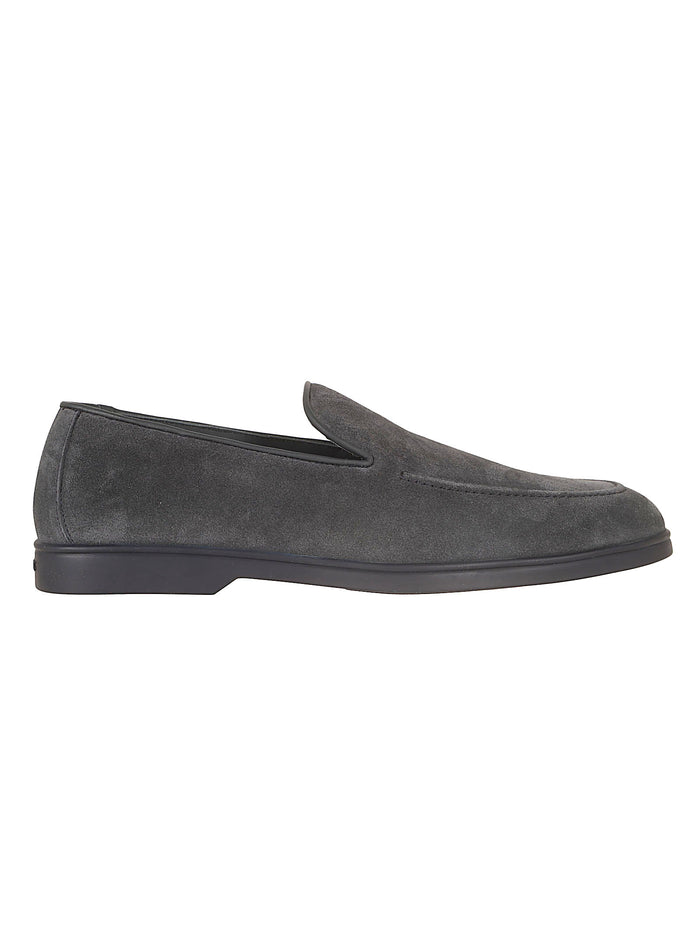 Mocassino Adler Blue Pelle Di Vitello; Calzature
