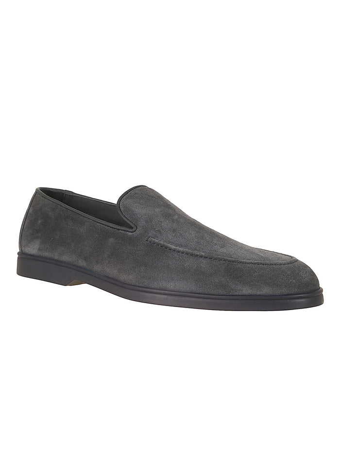 Mocassino Adler Blue Pelle Di Vitello; Calzature