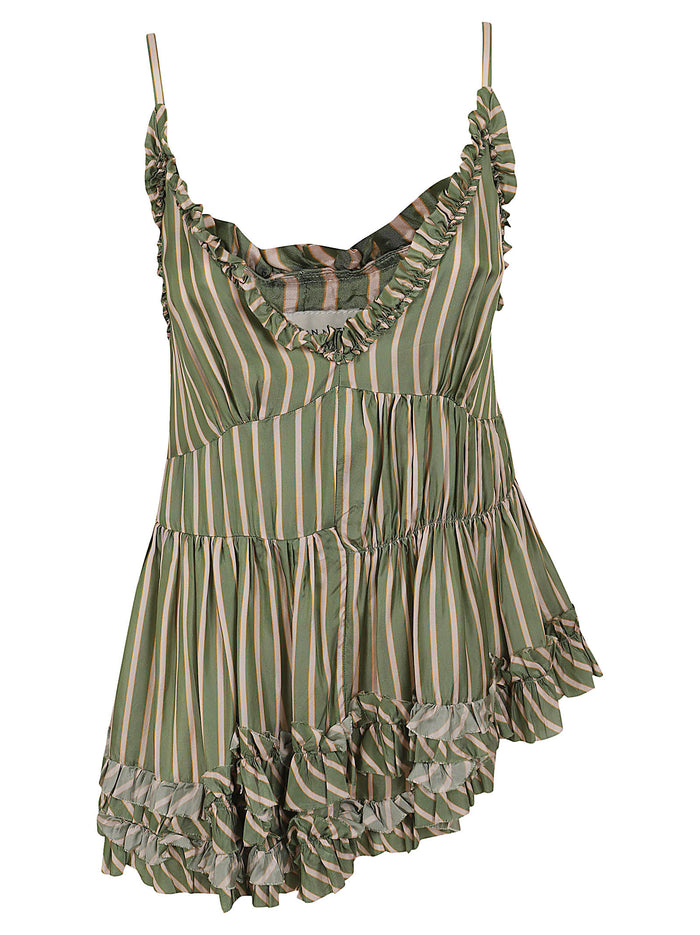 02320-Cemil 3274 W.w.shirt Green Camicia