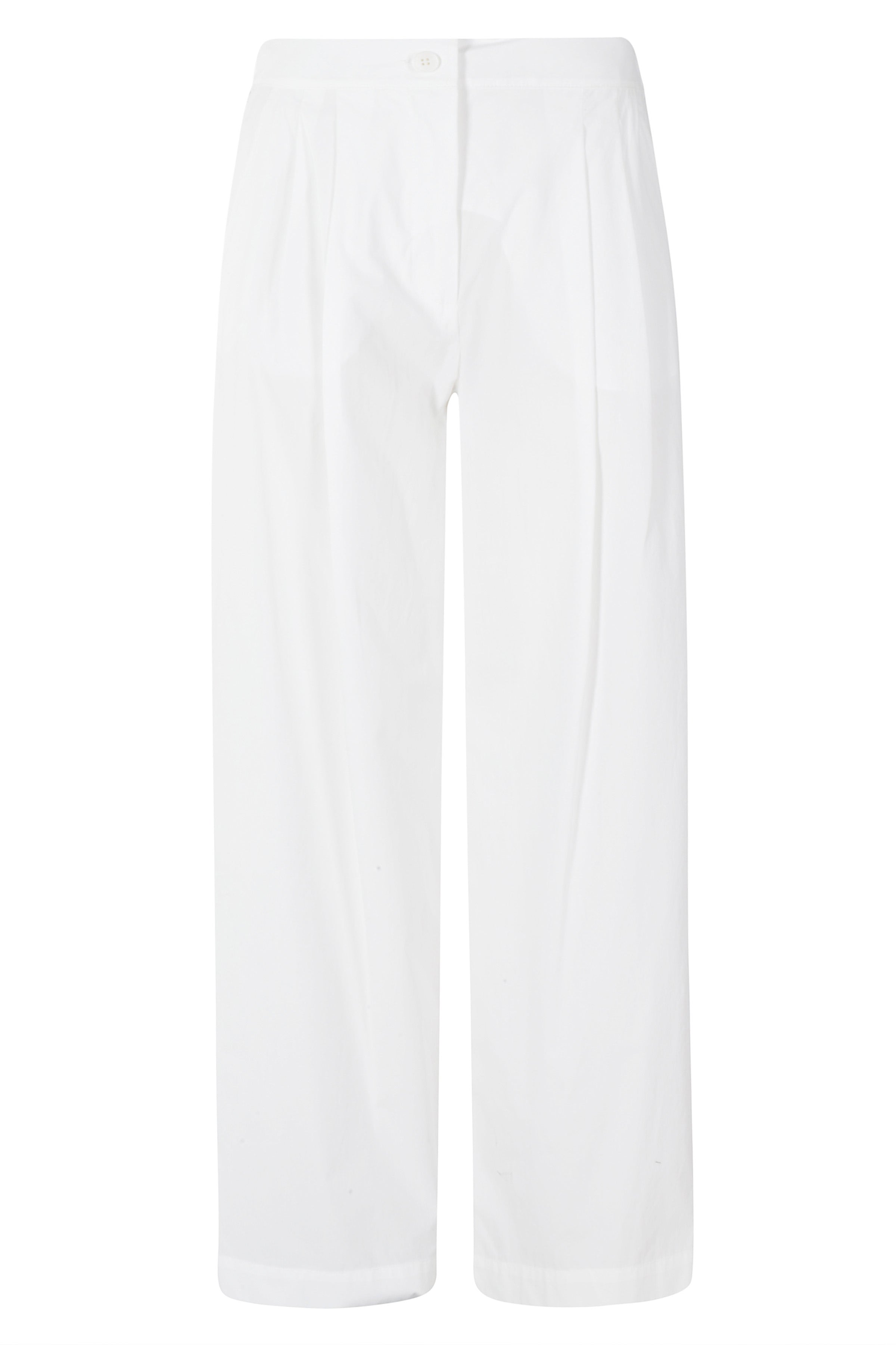Benda White Cotone Pantaloni
