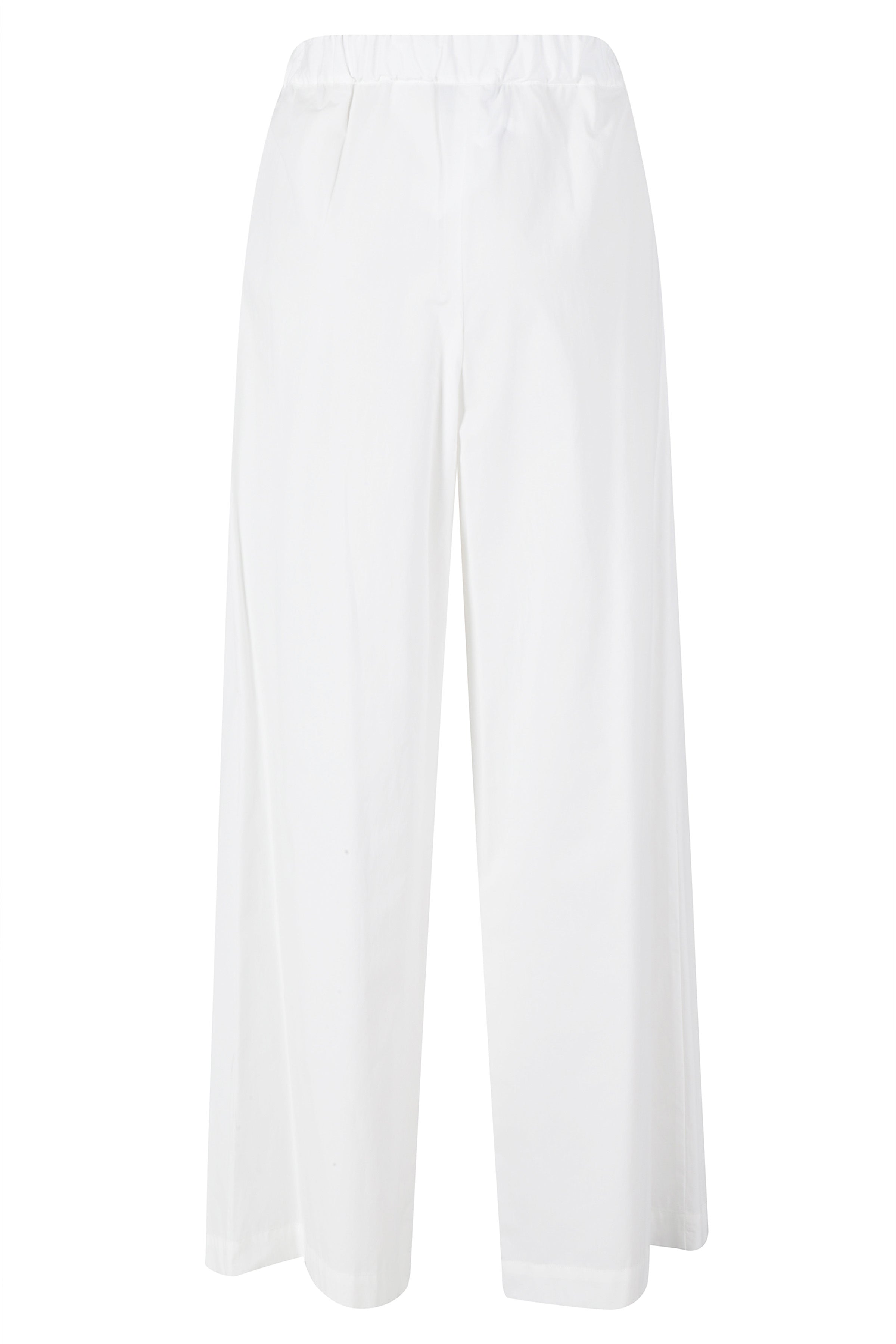 Benda White Cotone Pantaloni