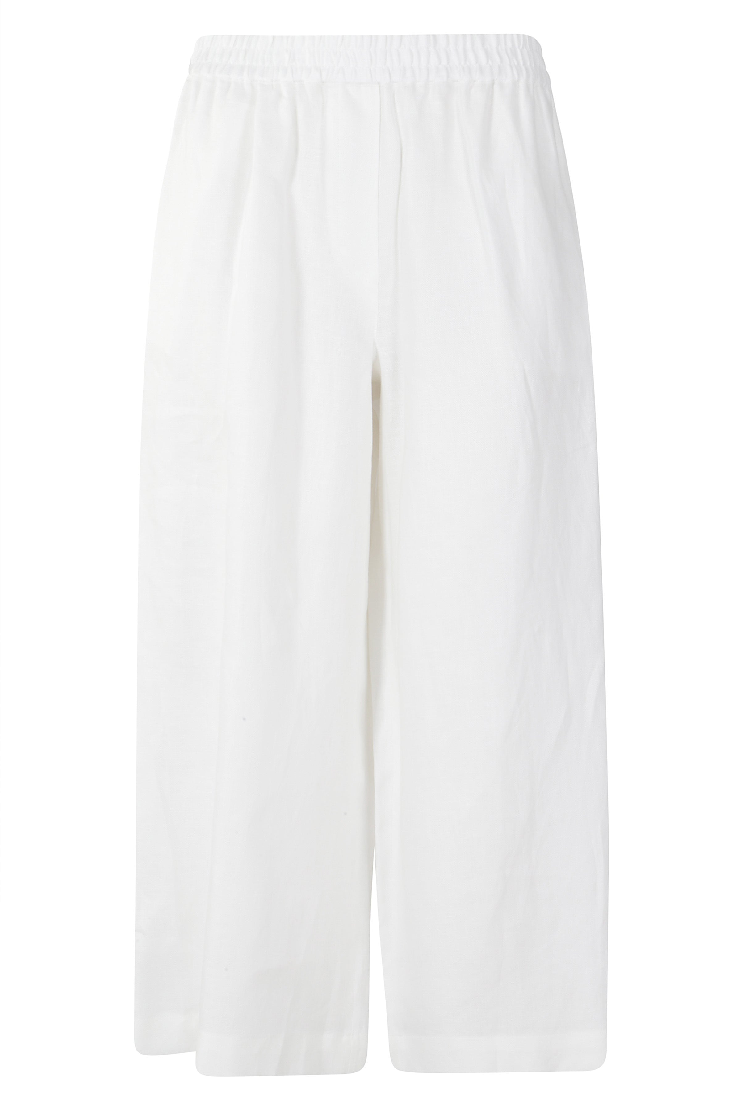 Felino White Lino Pantaloni