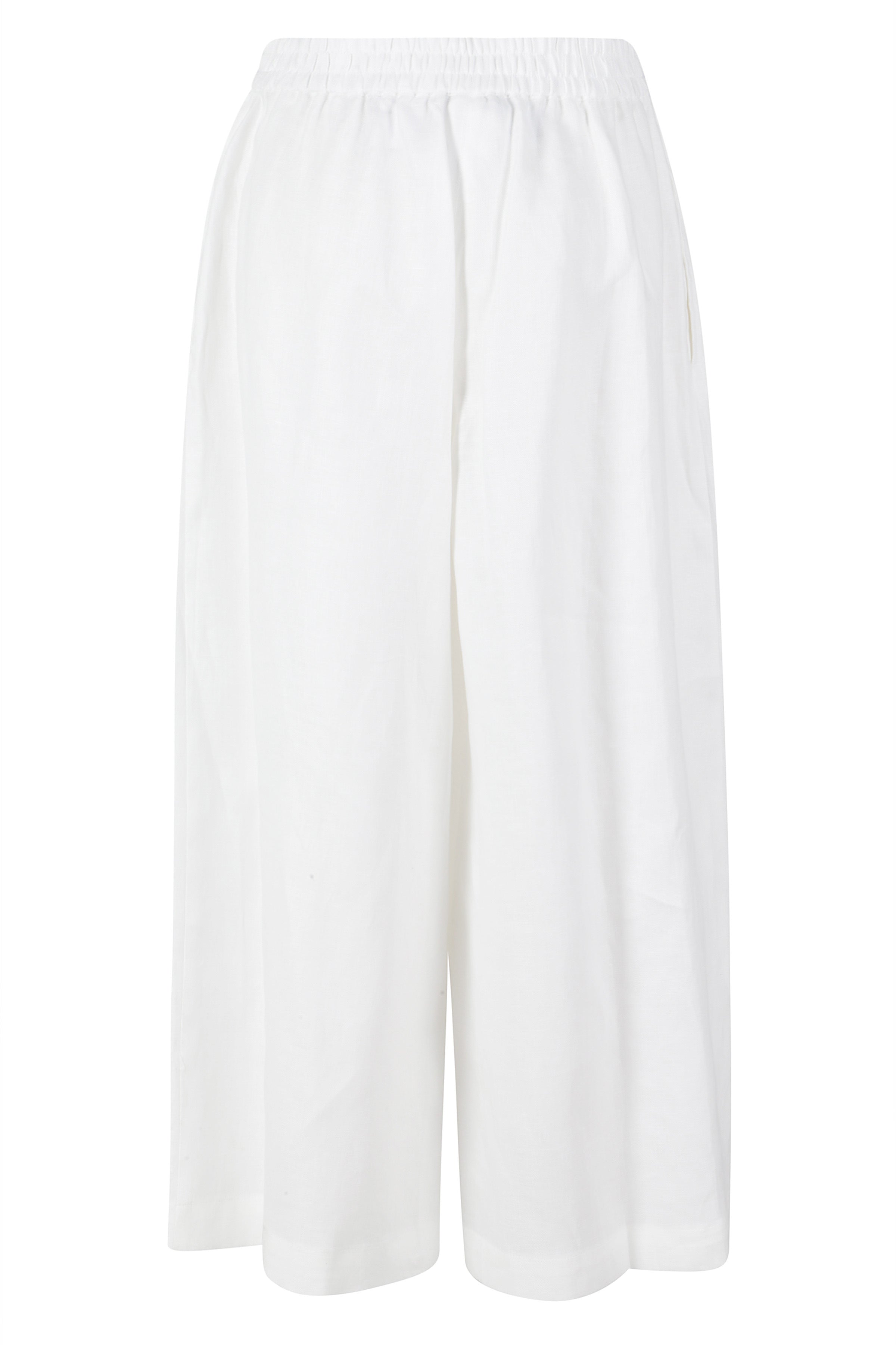 Felino White Lino Pantaloni