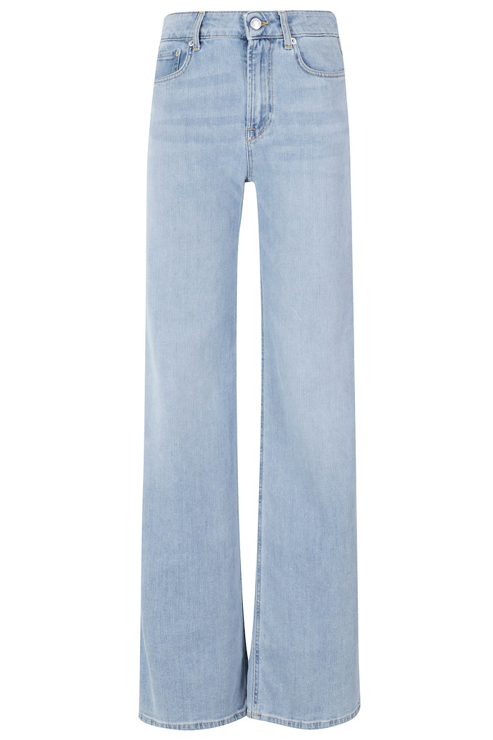 Pretender Pantalone Gamba Ampia Blue Cotone Elastane Jean