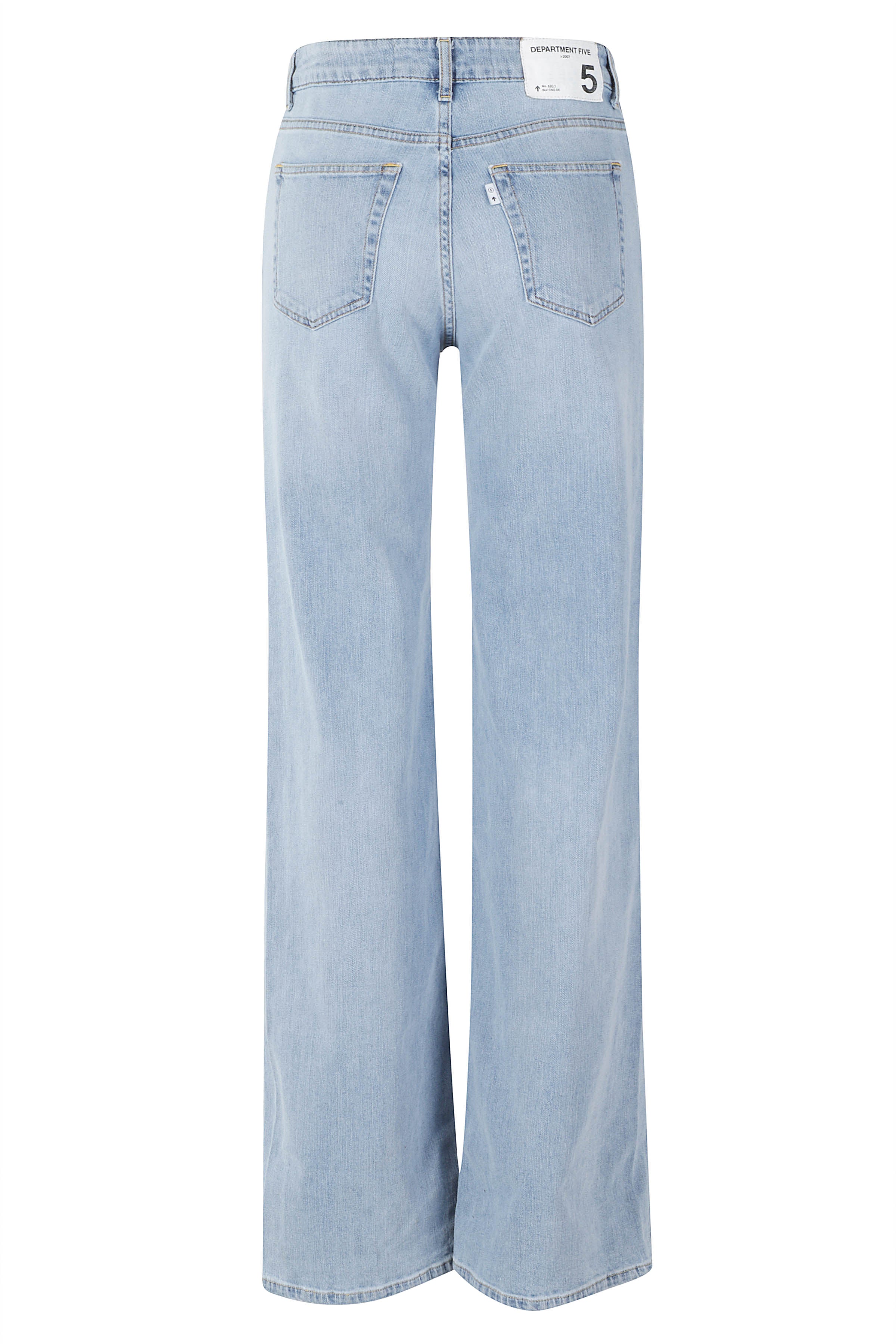 Pretender Pantalone Gamba Ampia Blue Cotone Elastane Jean