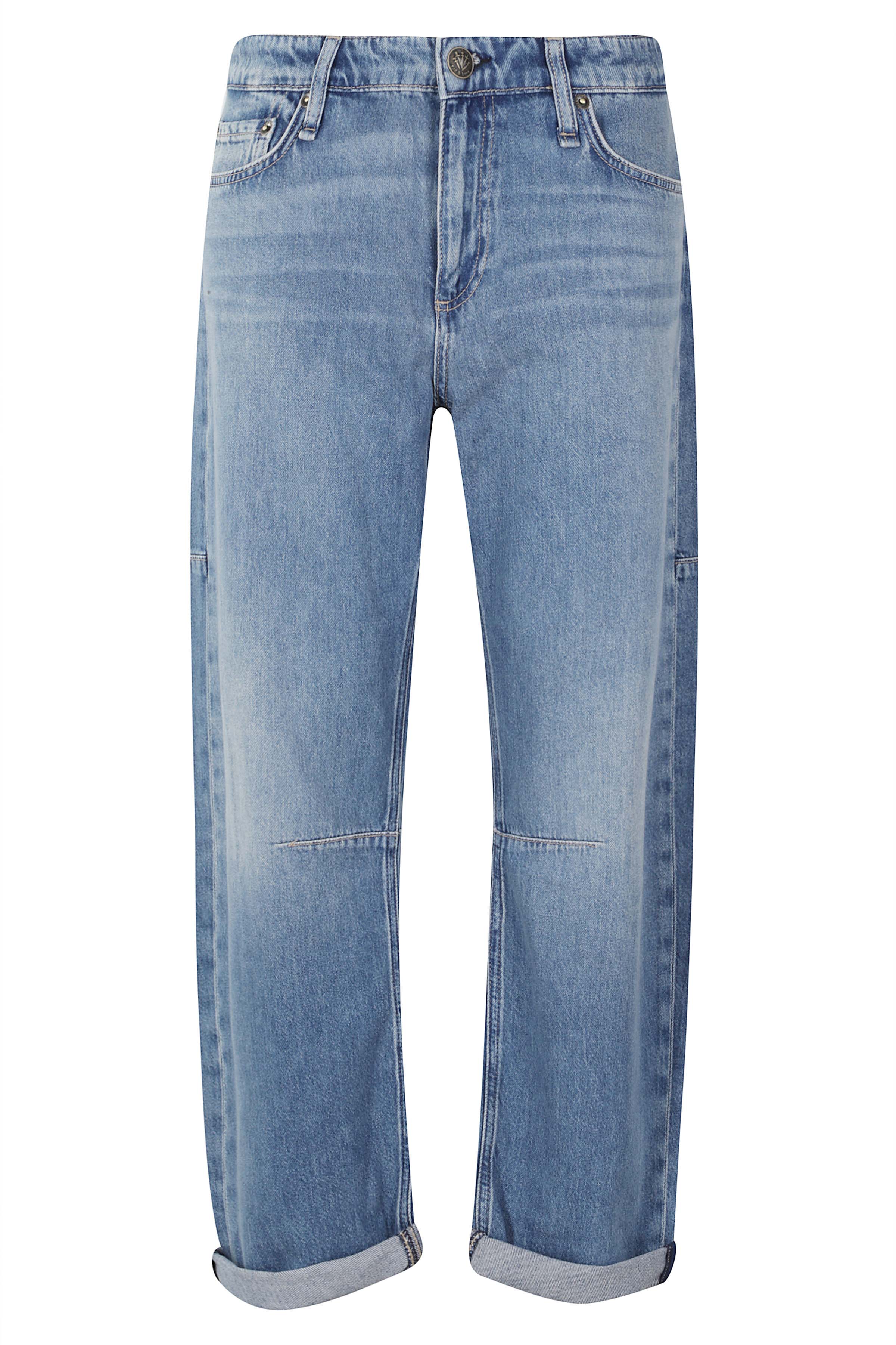 Ftwt Stevie Slim Tapered Blue Cotone Lyocell Jean