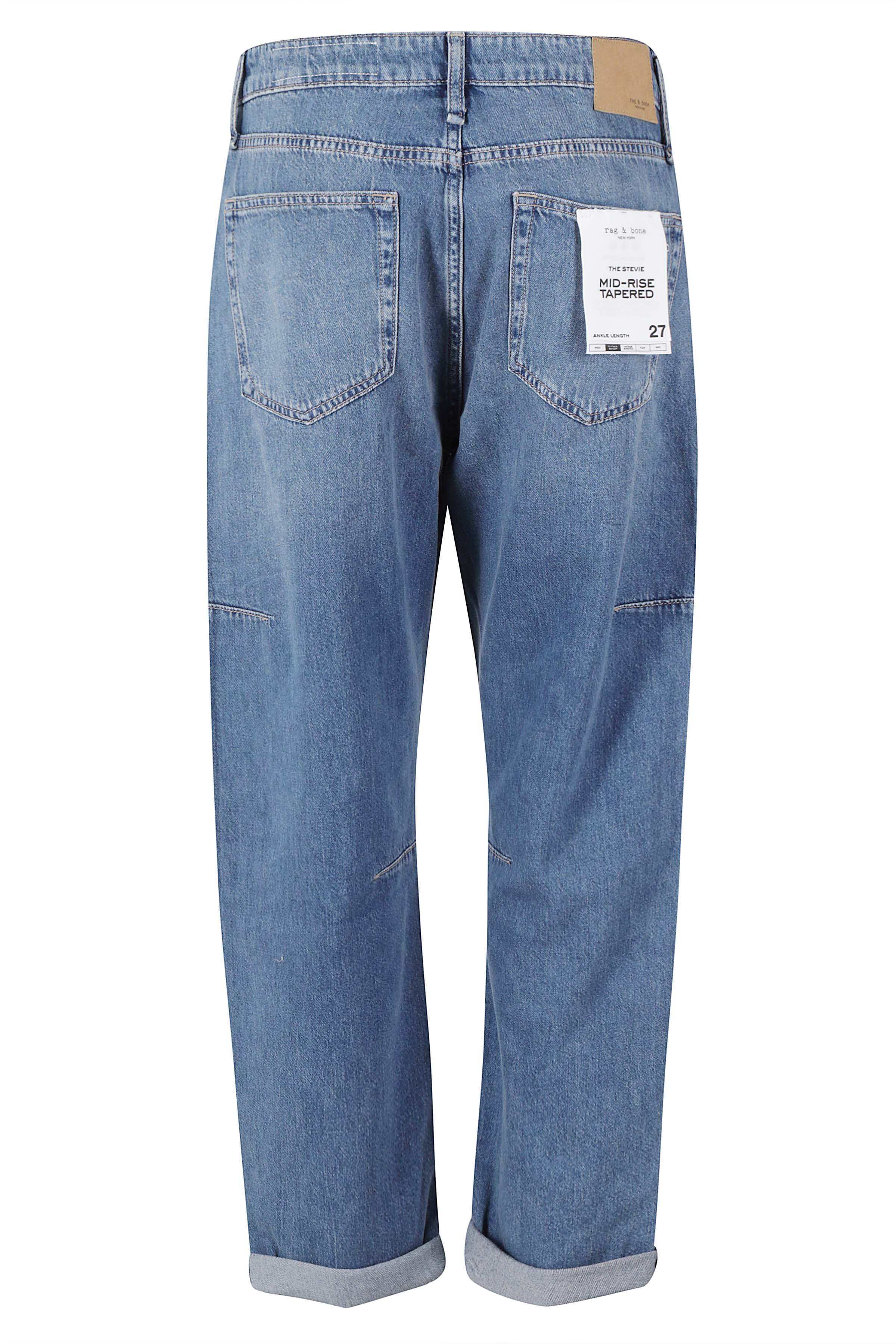 Ftwt Stevie Slim Tapered Blue Cotone Lyocell Jean