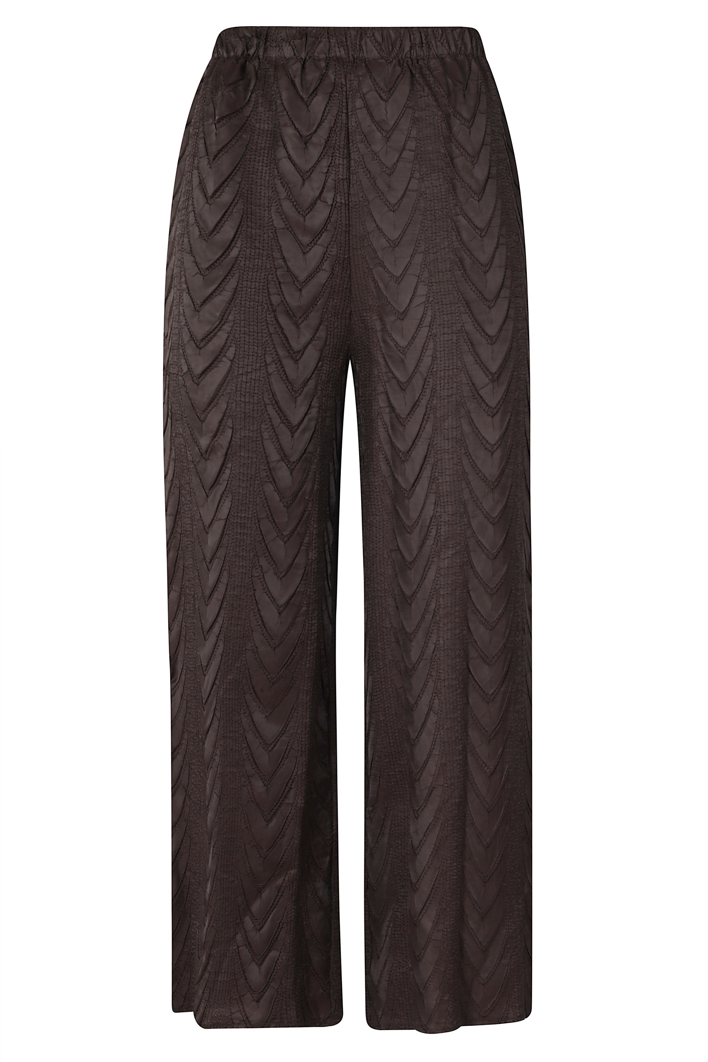 Pantalone Brown Poliestere Pantaloni