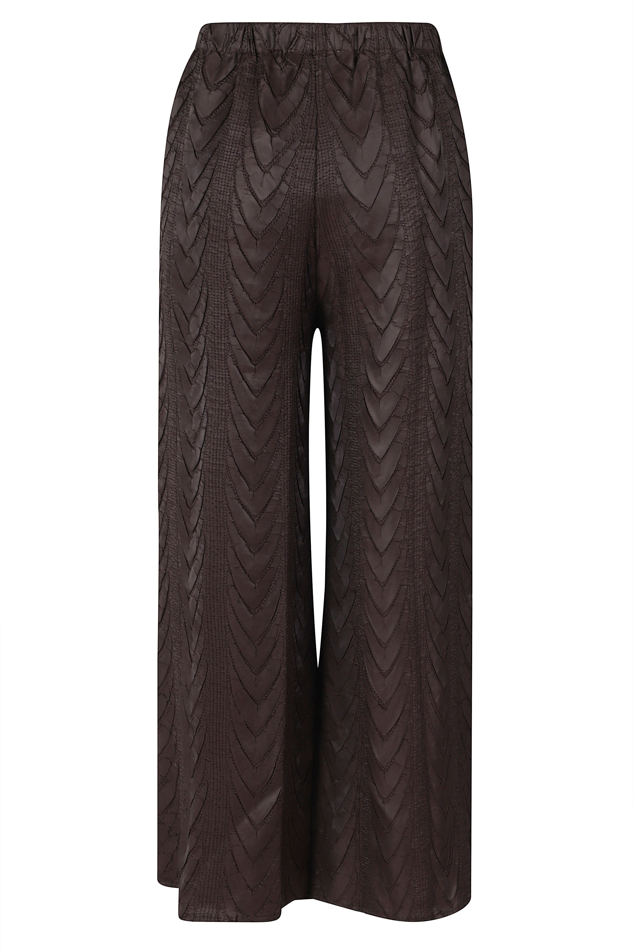 Pantalone Brown Poliestere Pantaloni