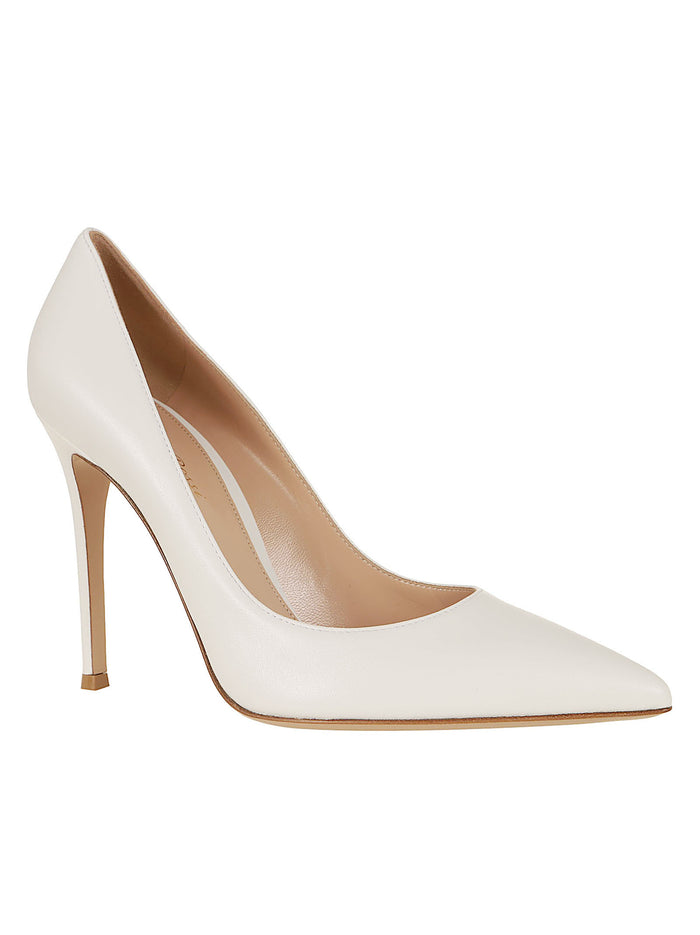 Gianvito 105 Nappa White Cuoio; Calzature